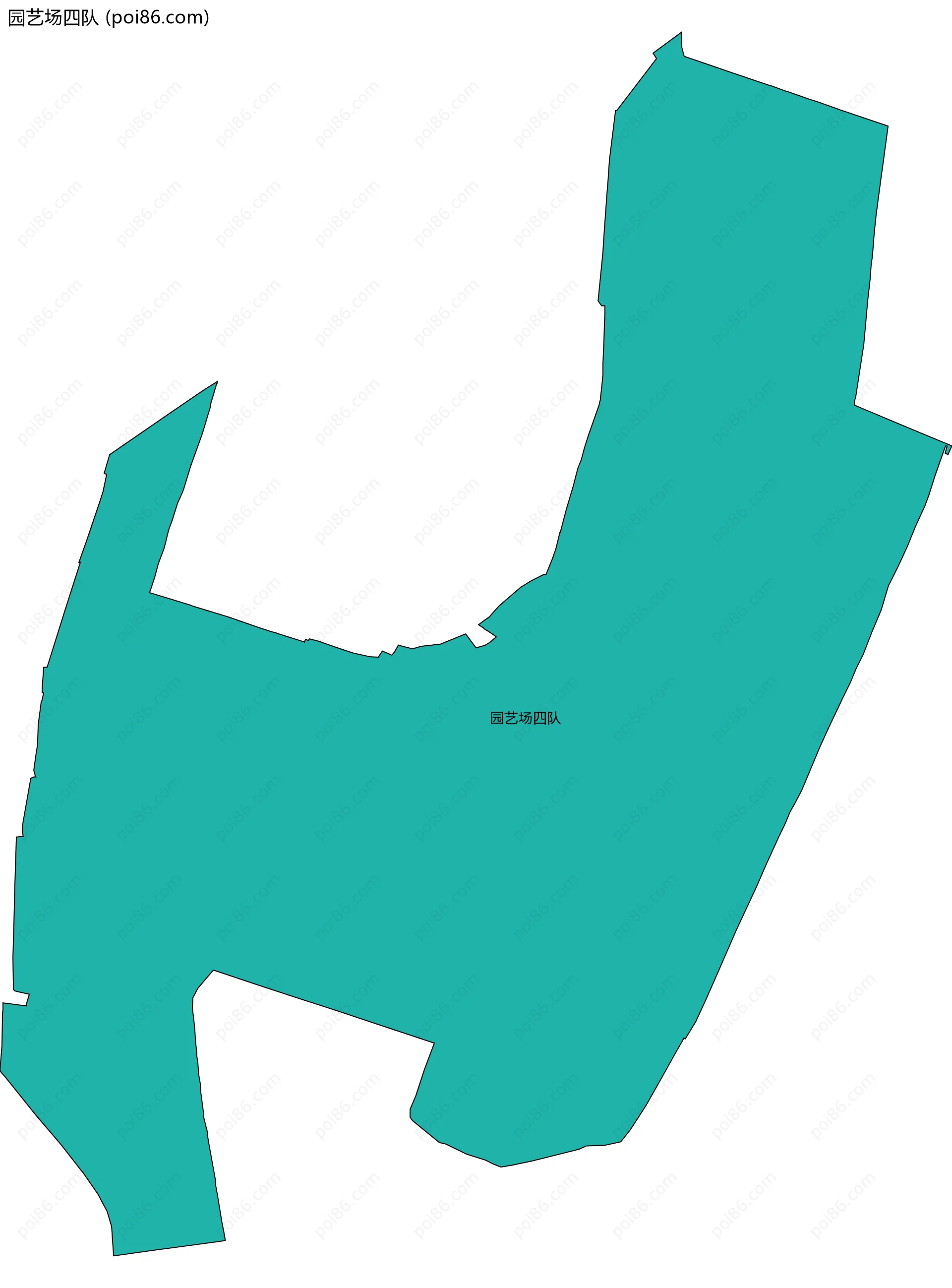 园艺场四队边界地图