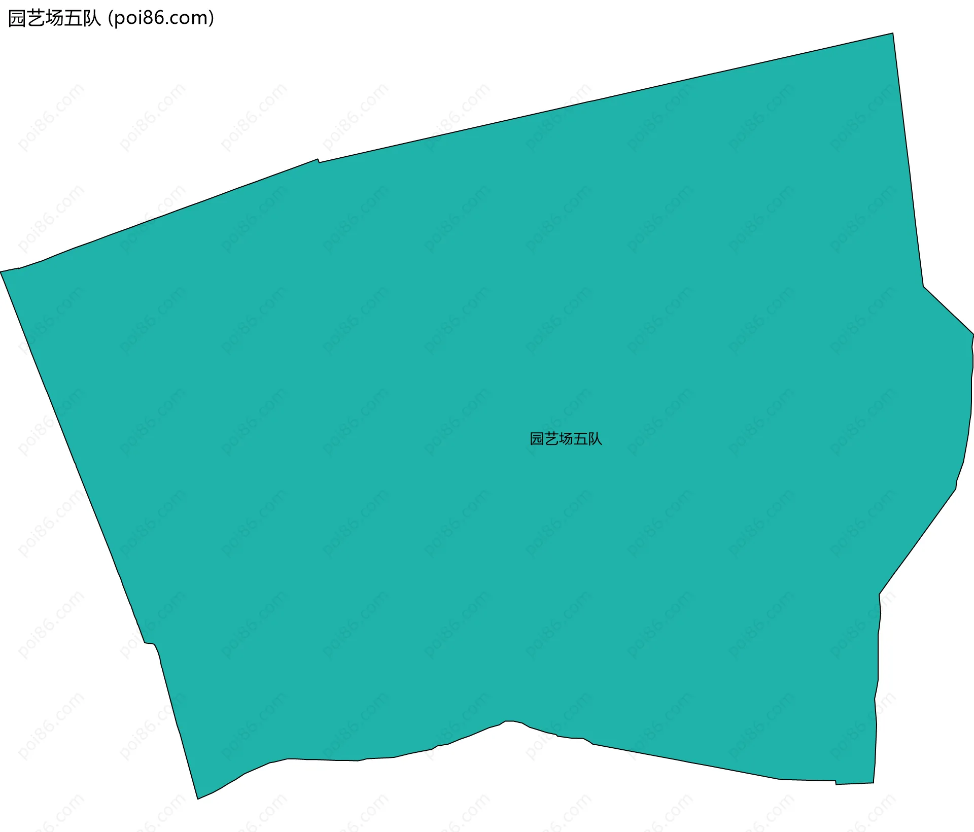 园艺场五队边界地图