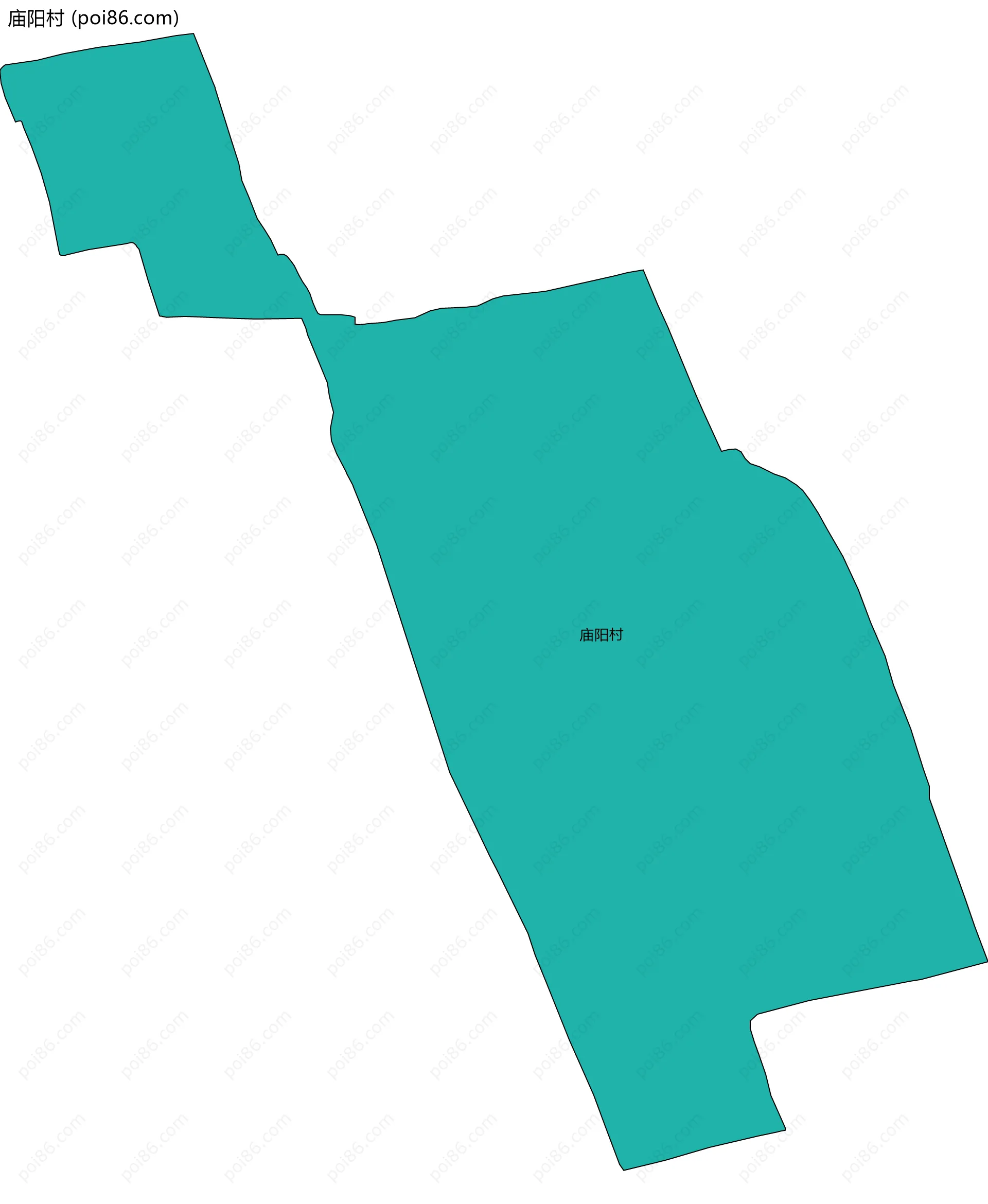 庙阳村边界地图