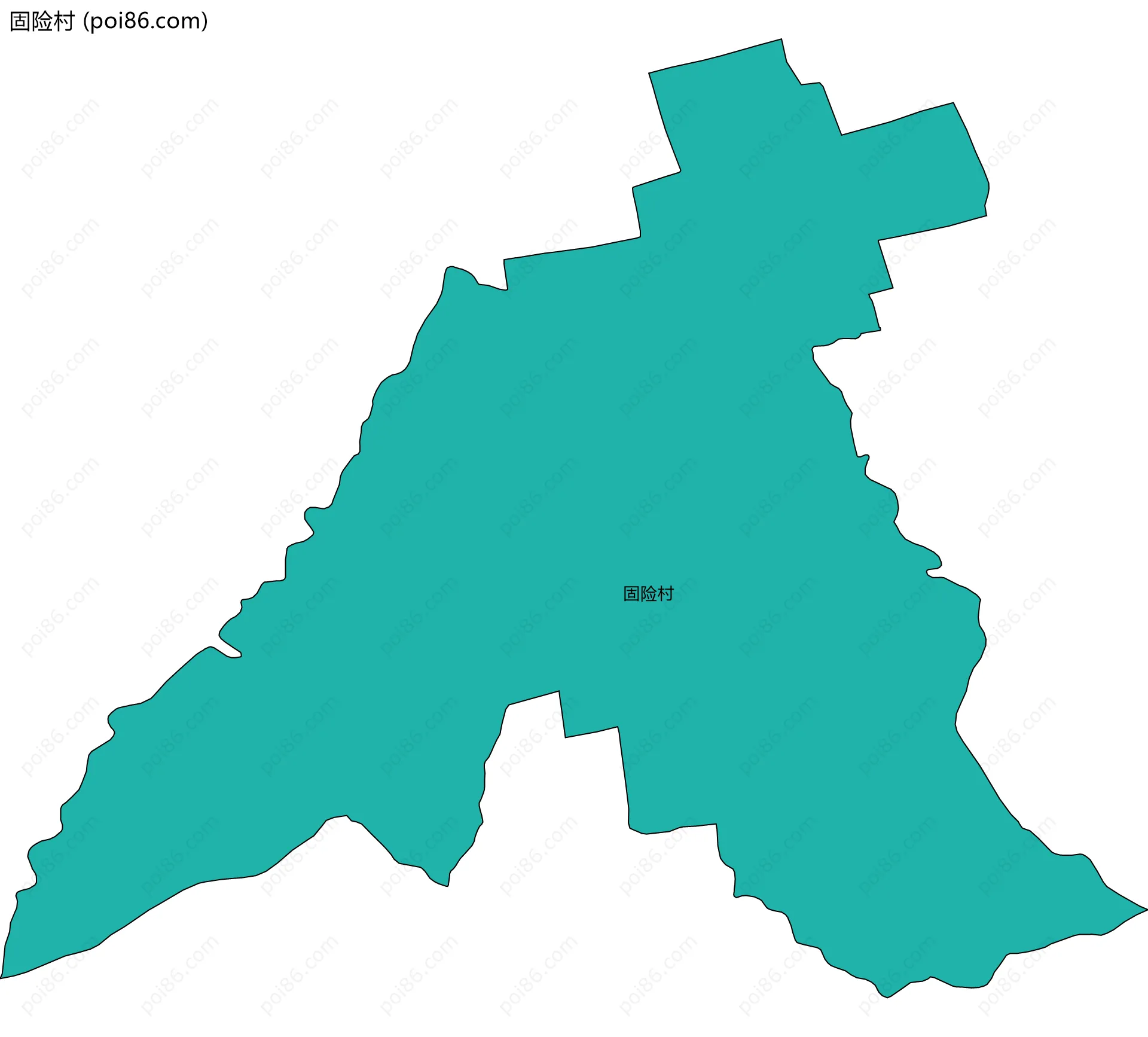 固险村边界地图