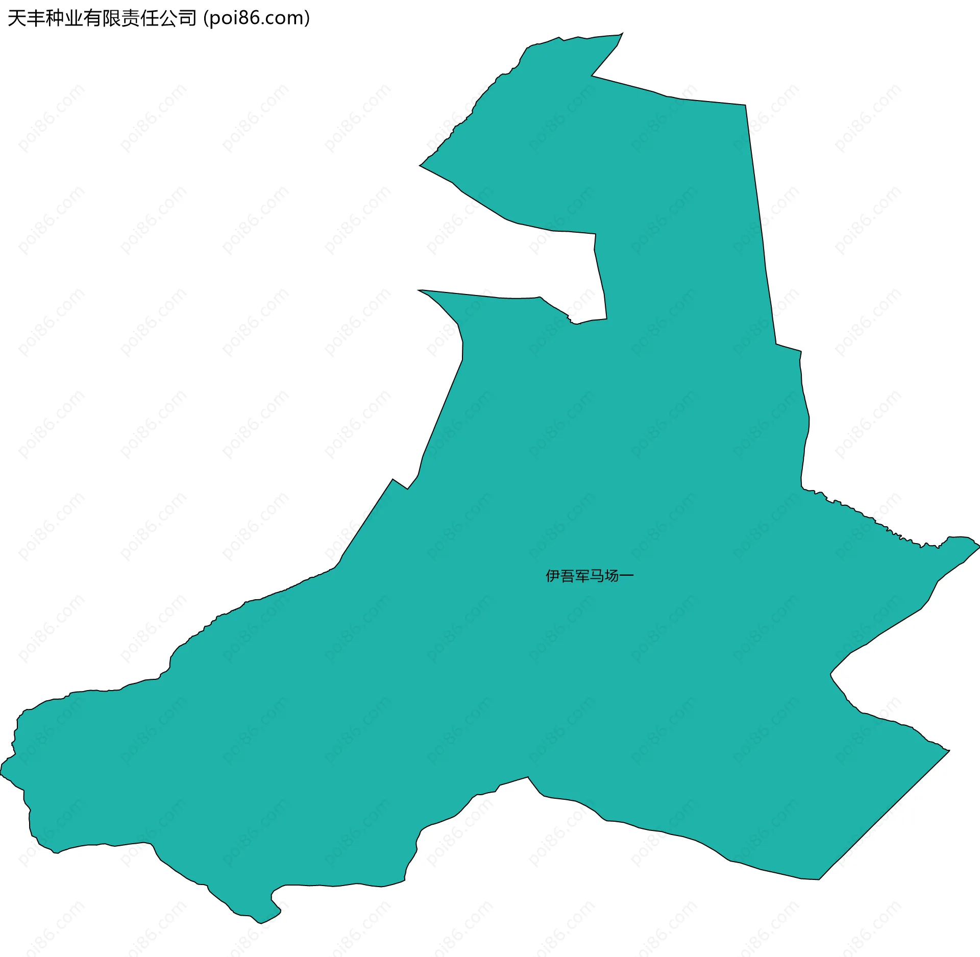 天丰种业有限责任公司边界地图(五级行政区划)