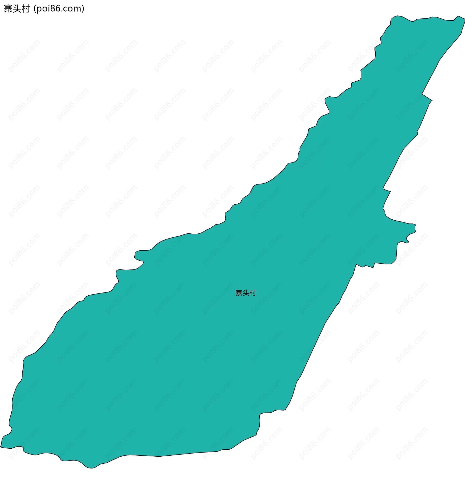 寨头村边界地图