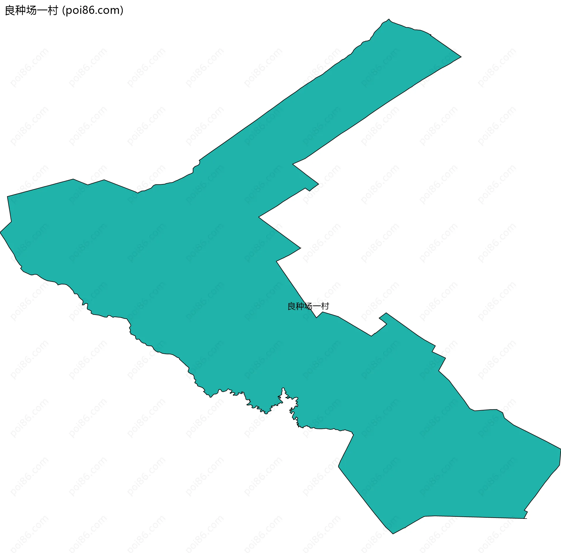 良种场一村边界地图