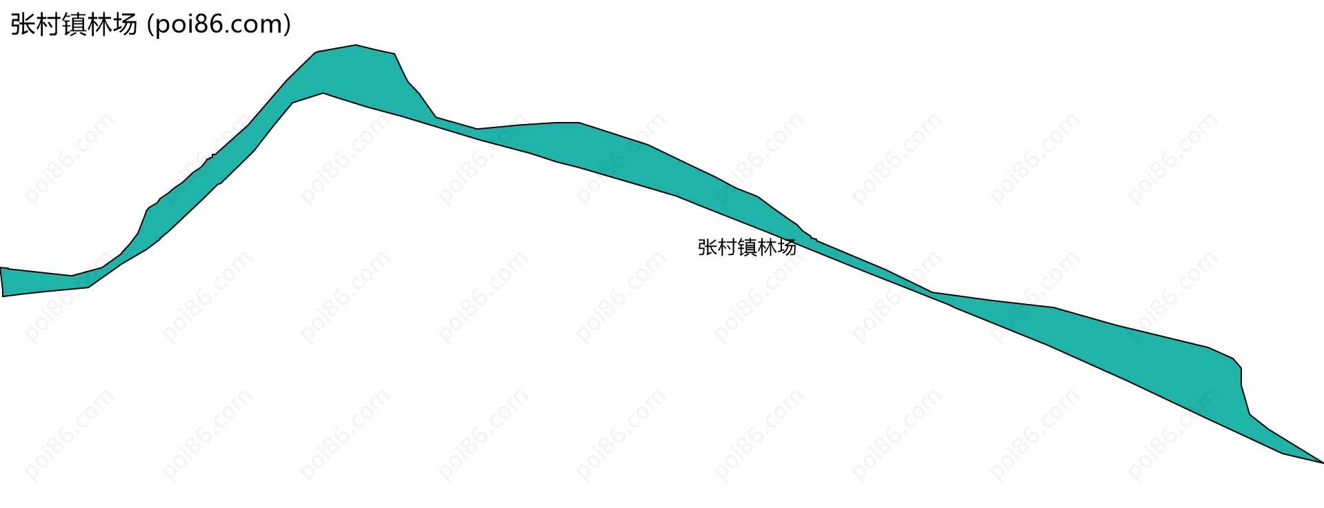张村镇林场边界地图