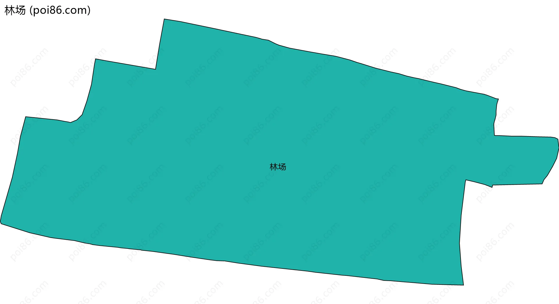 林场边界地图