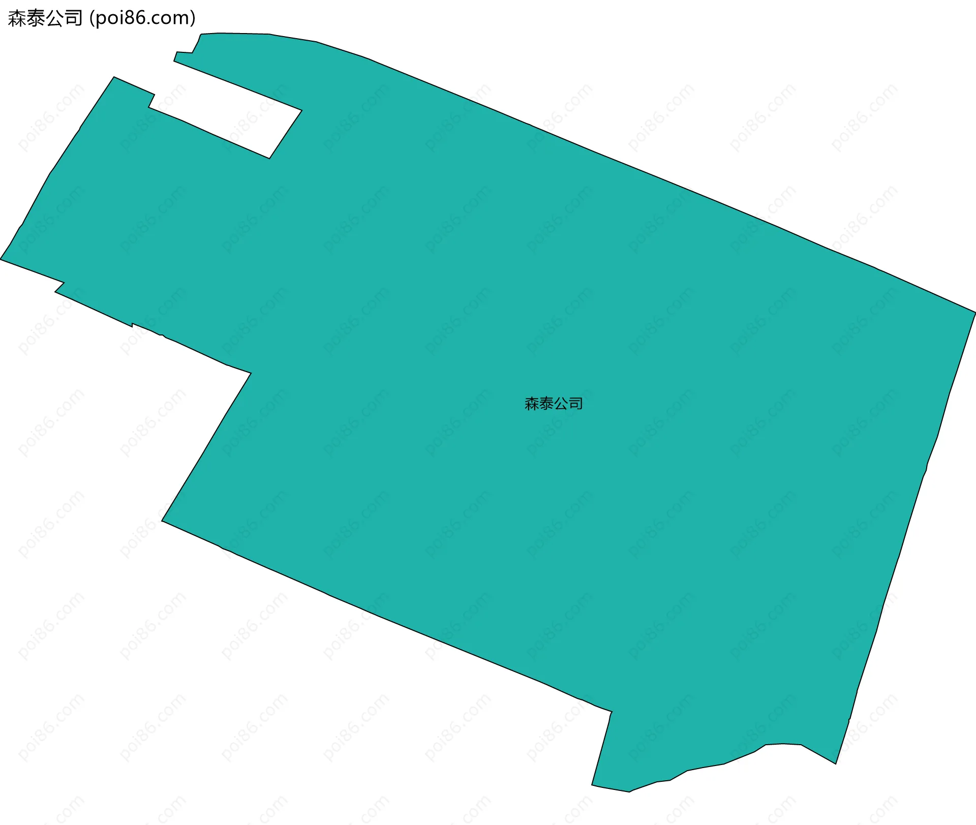 森泰公司边界地图