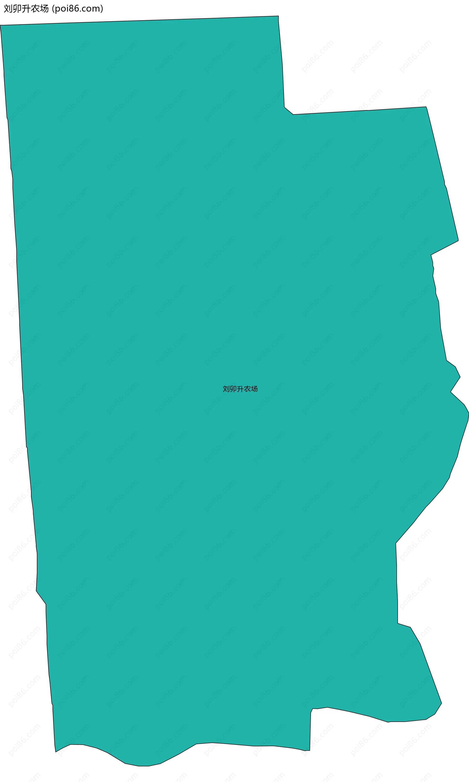 刘卯升农场边界地图