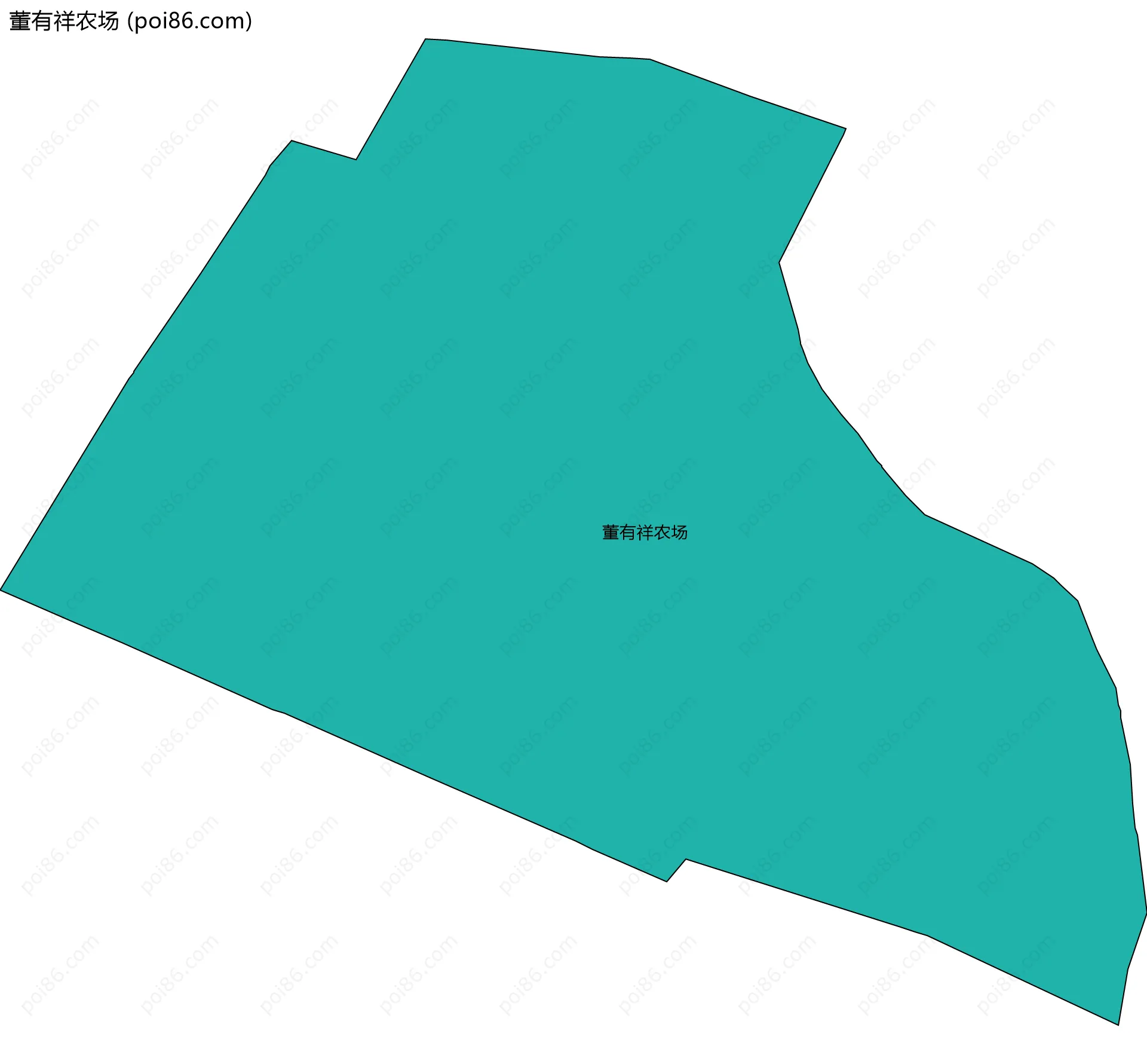 董有祥农场边界地图