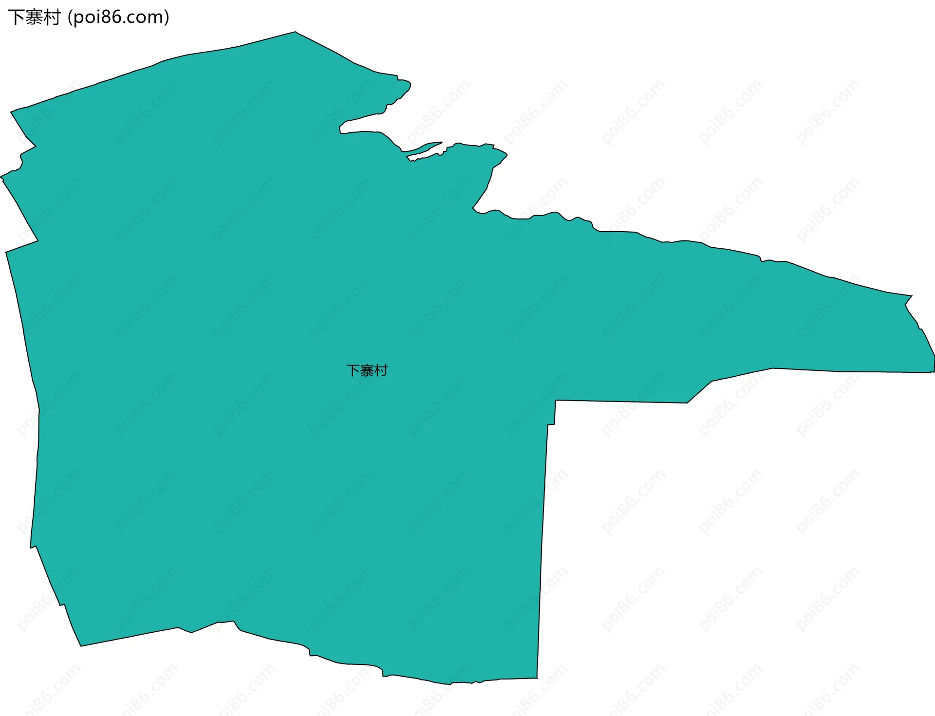 下寨村边界地图