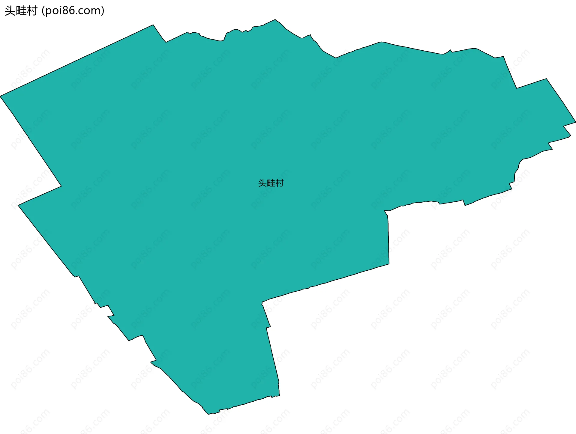 头畦村边界地图
