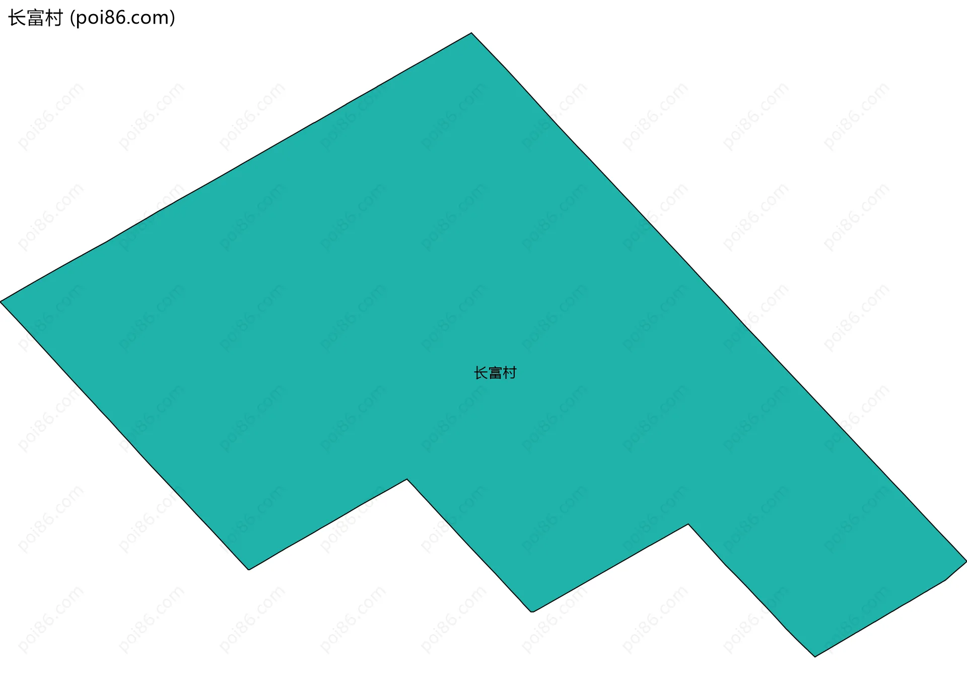 长富村边界地图