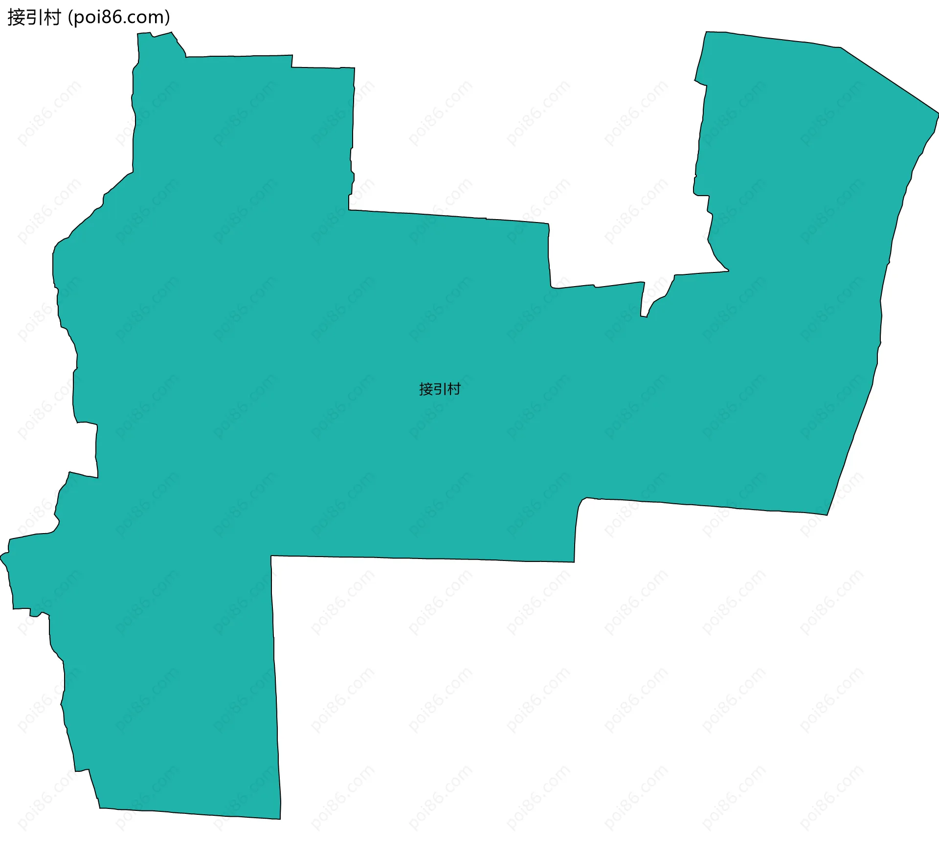 接引村边界地图