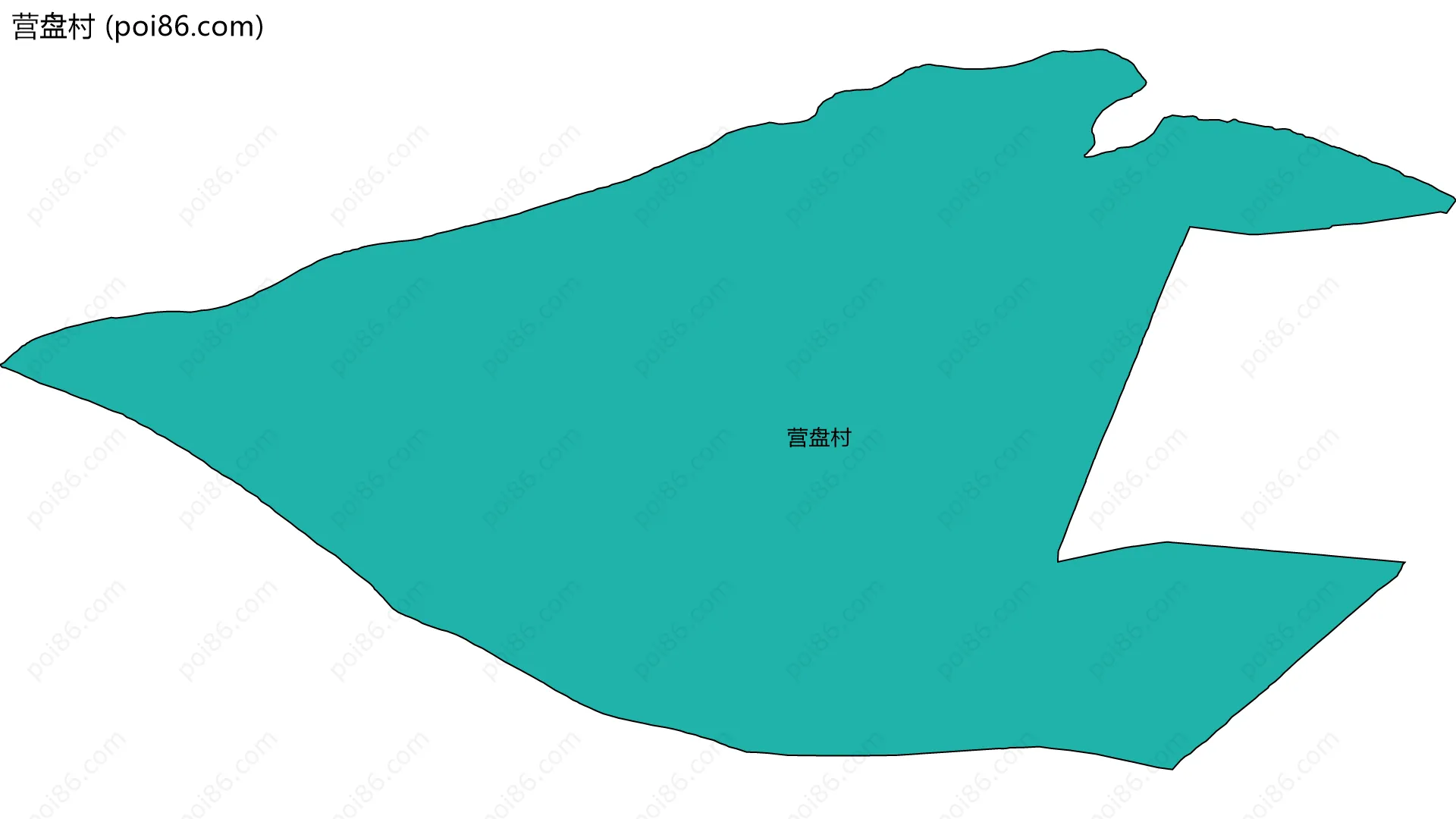 营盘村边界地图