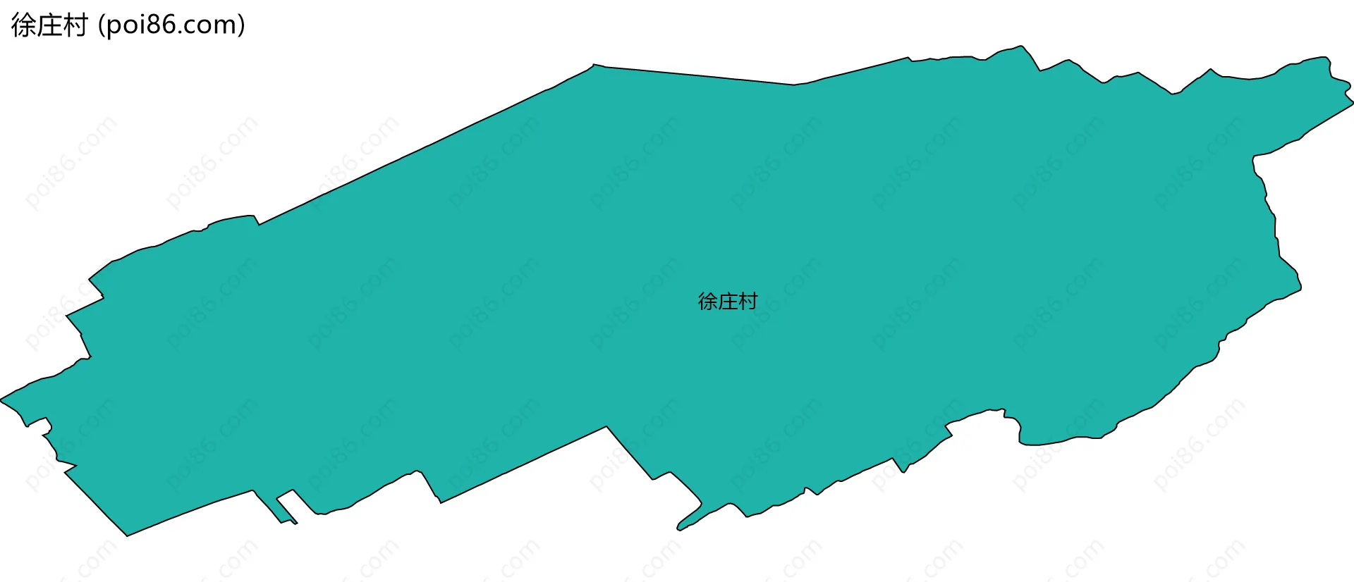 徐庄村边界地图