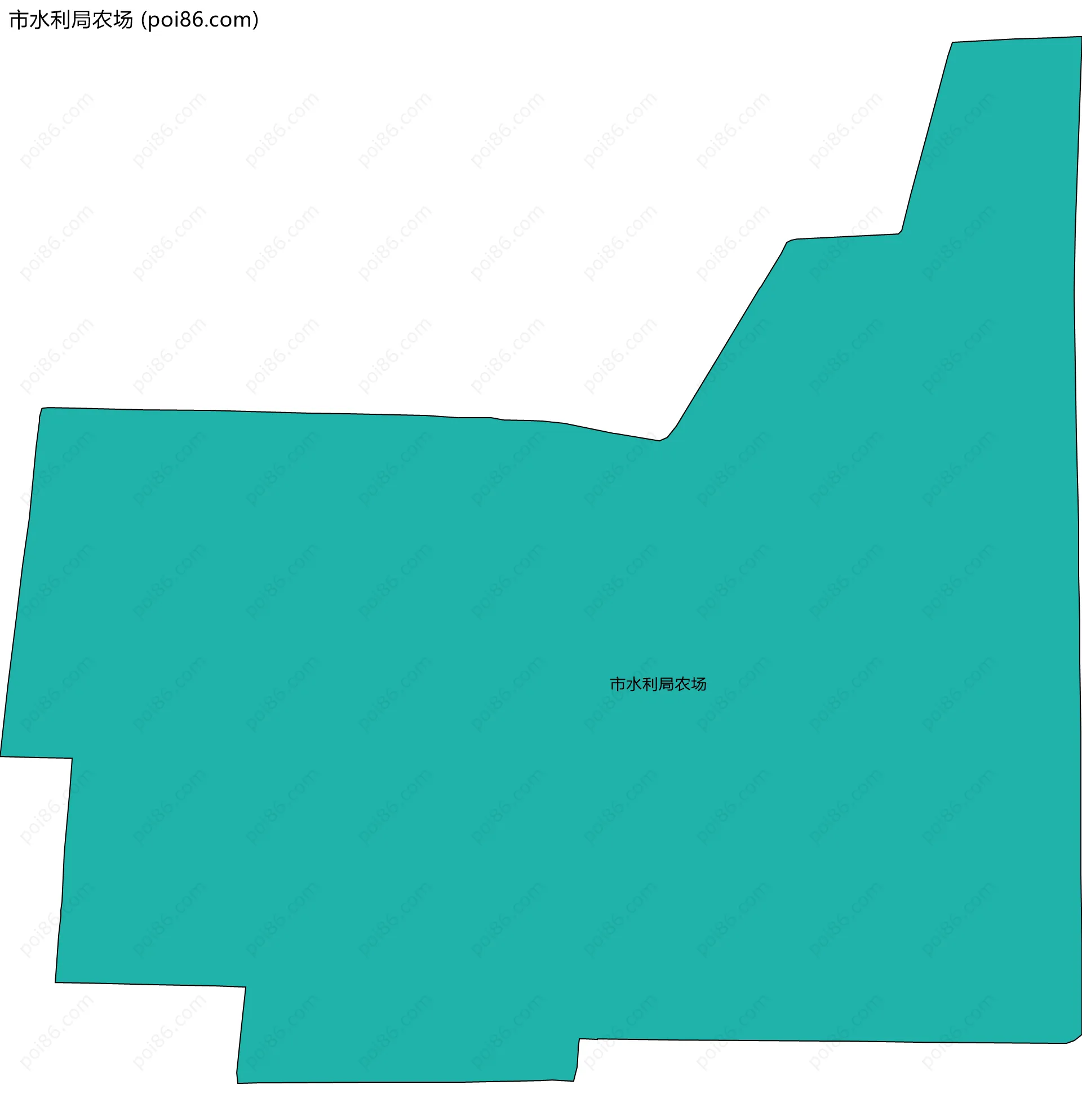 市水利局农场边界地图