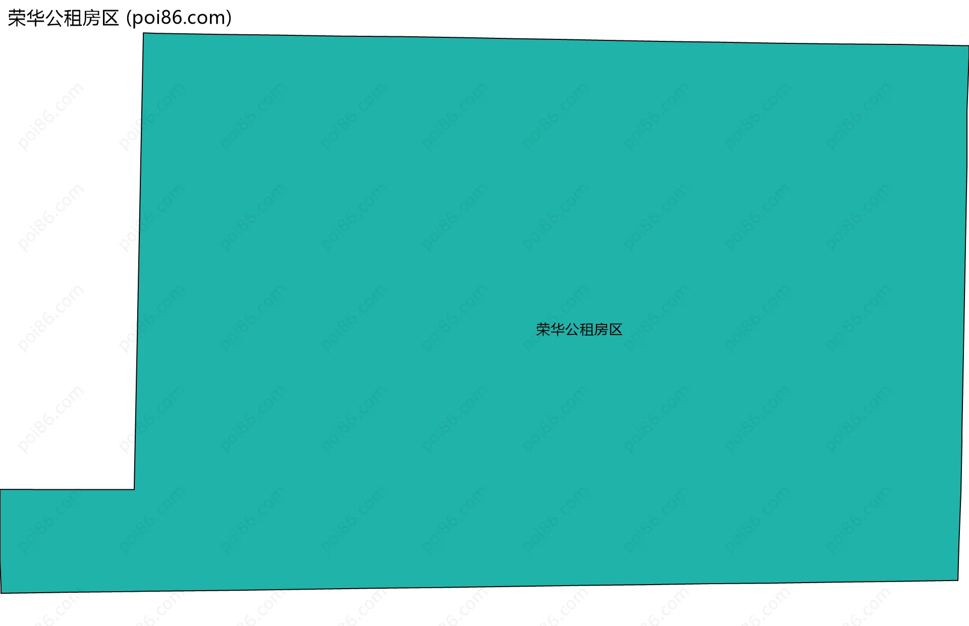荣华公租房区边界地图