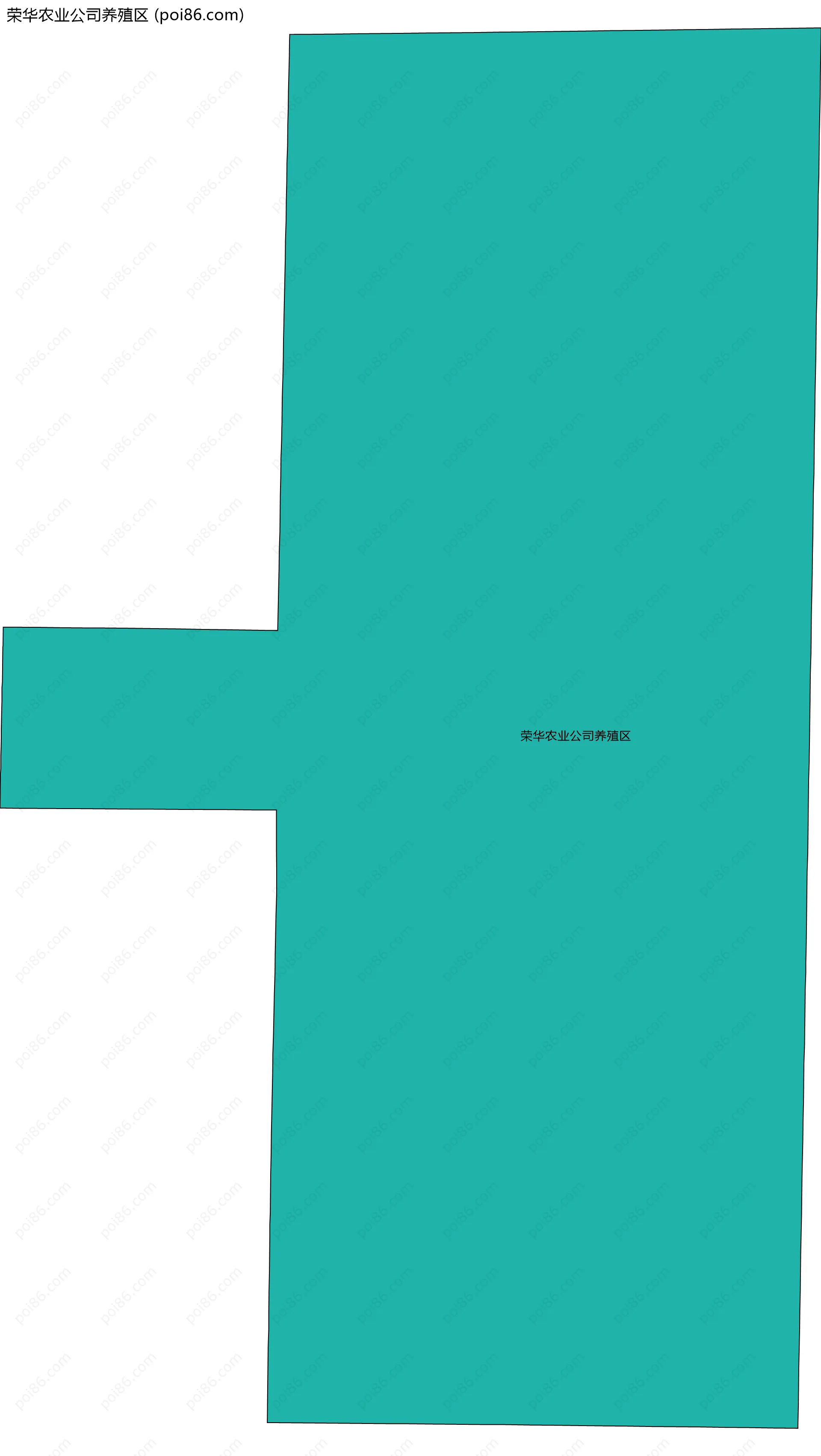 荣华农业公司养殖区边界地图