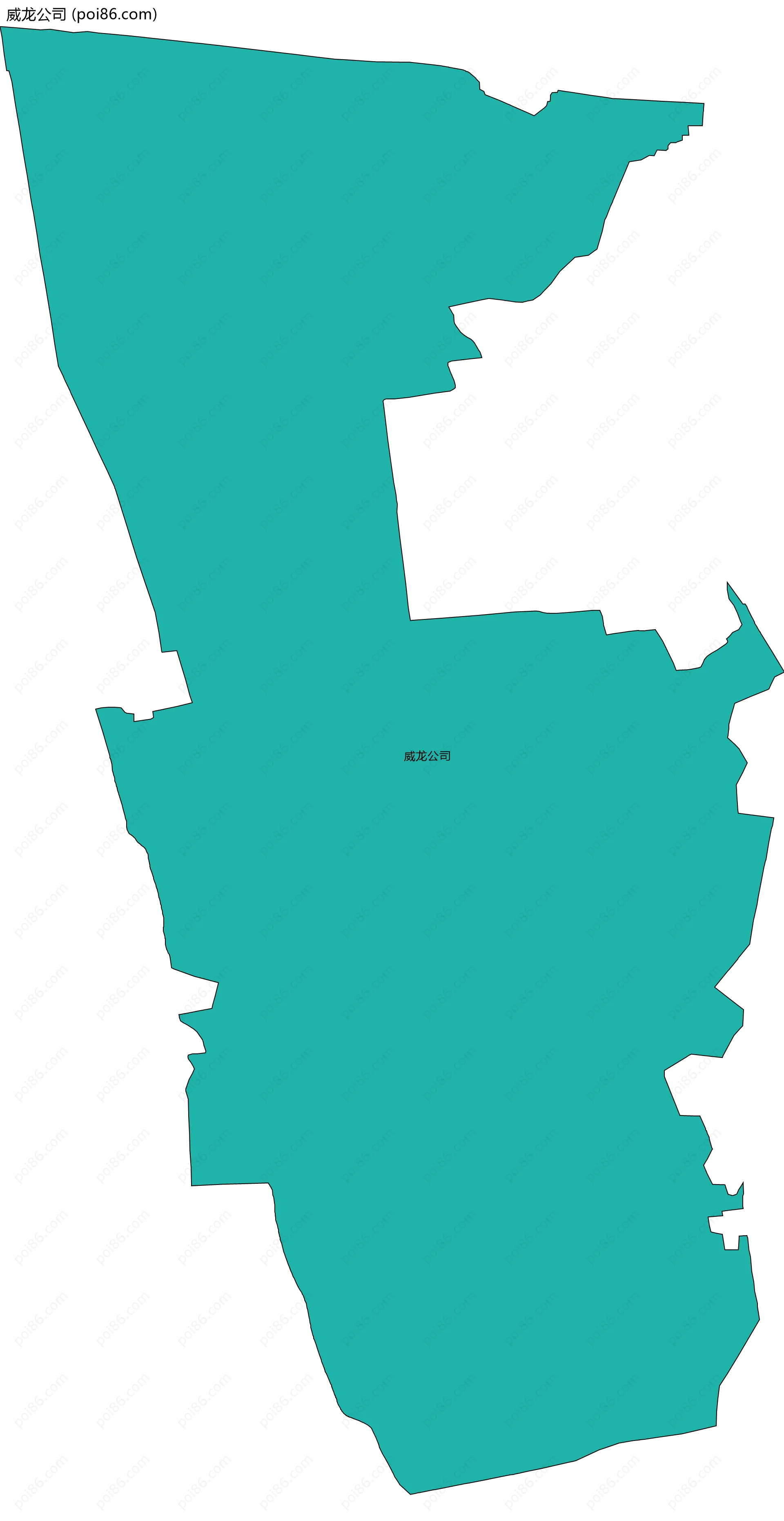 威龙公司边界地图