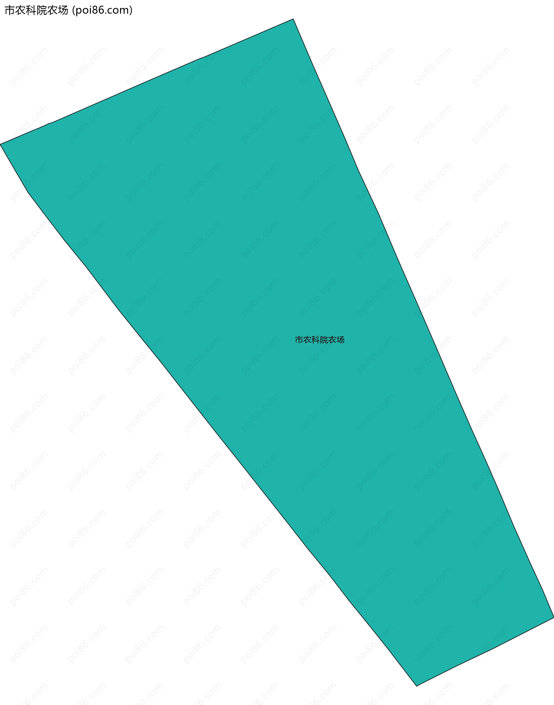 市农科院农场边界地图