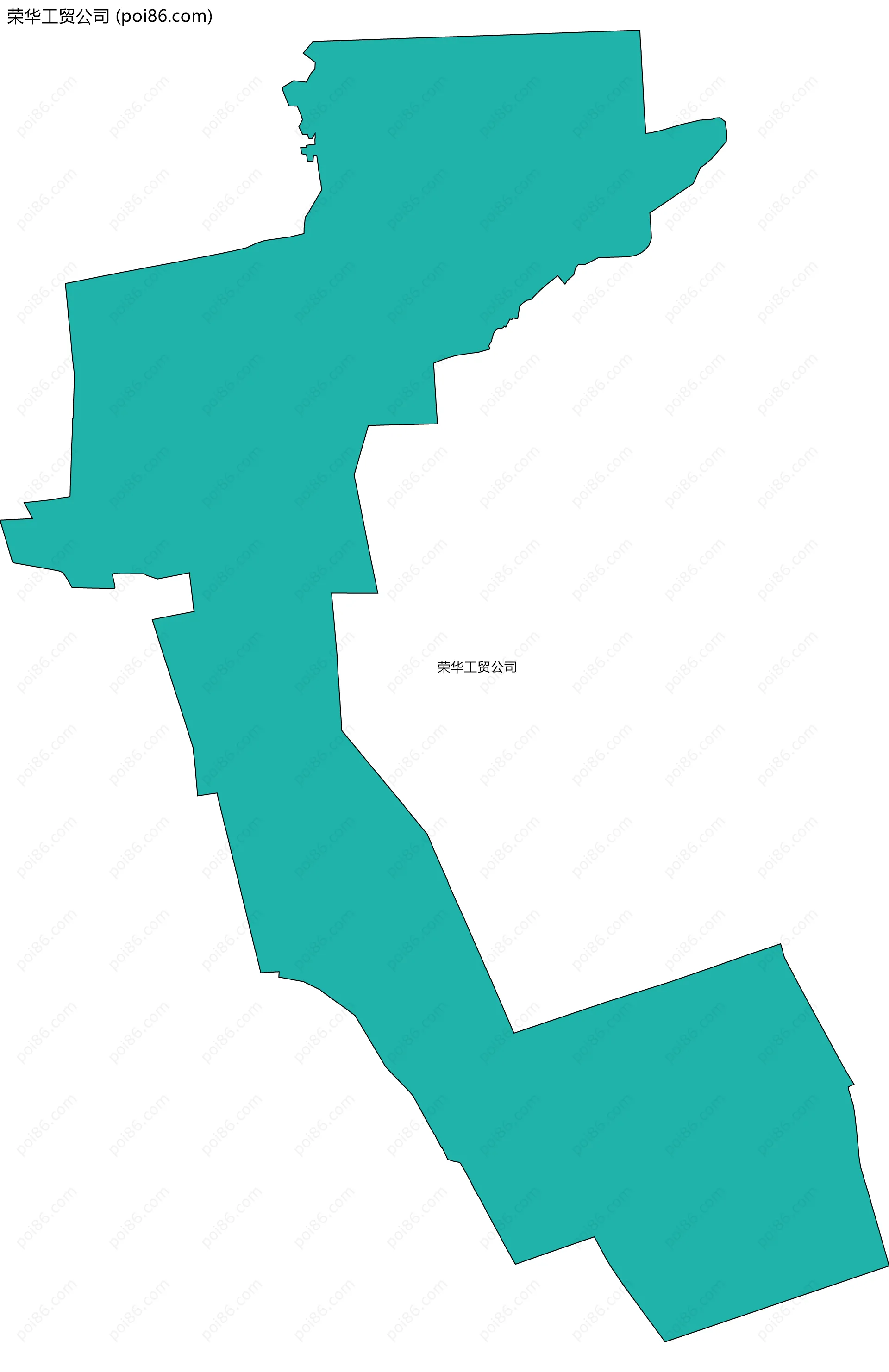 荣华工贸公司边界地图