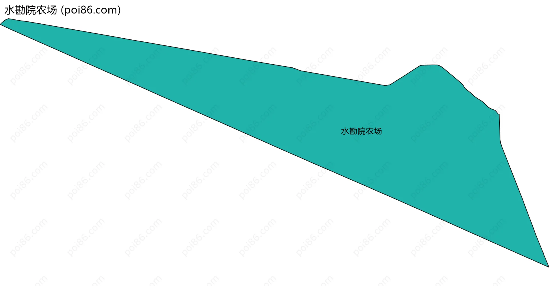 水勘院农场边界地图