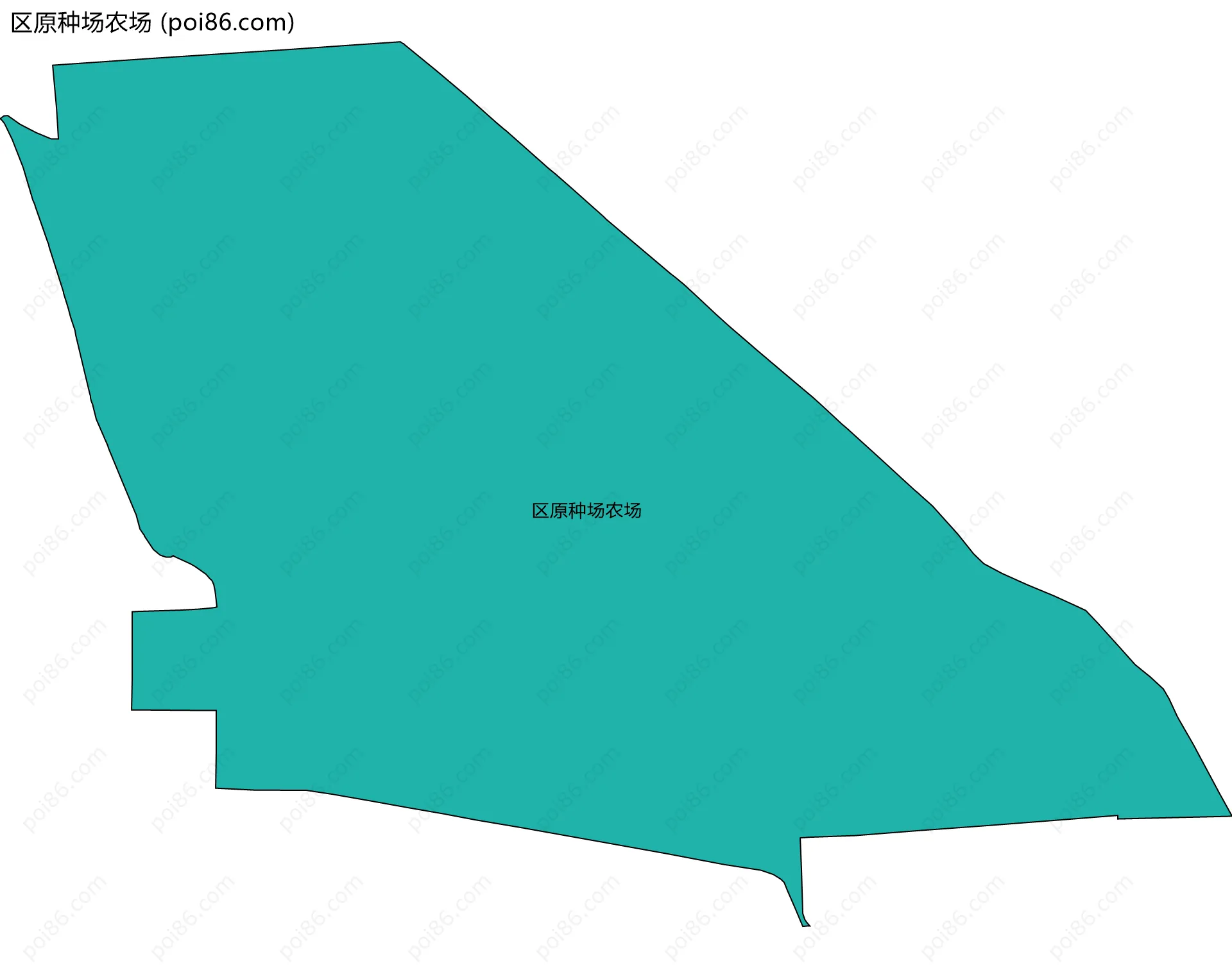 区原种场农场边界地图