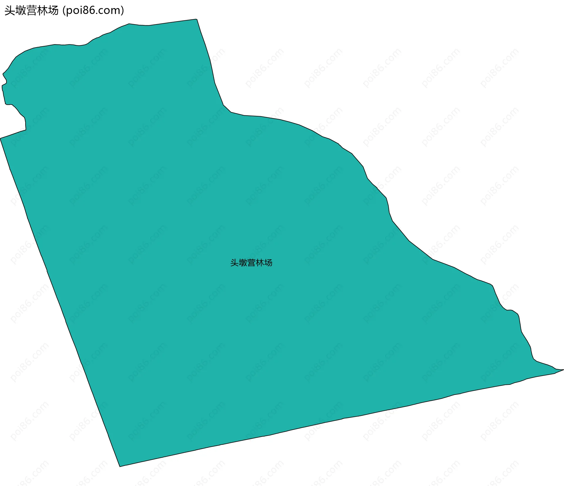 头墩营林场边界地图