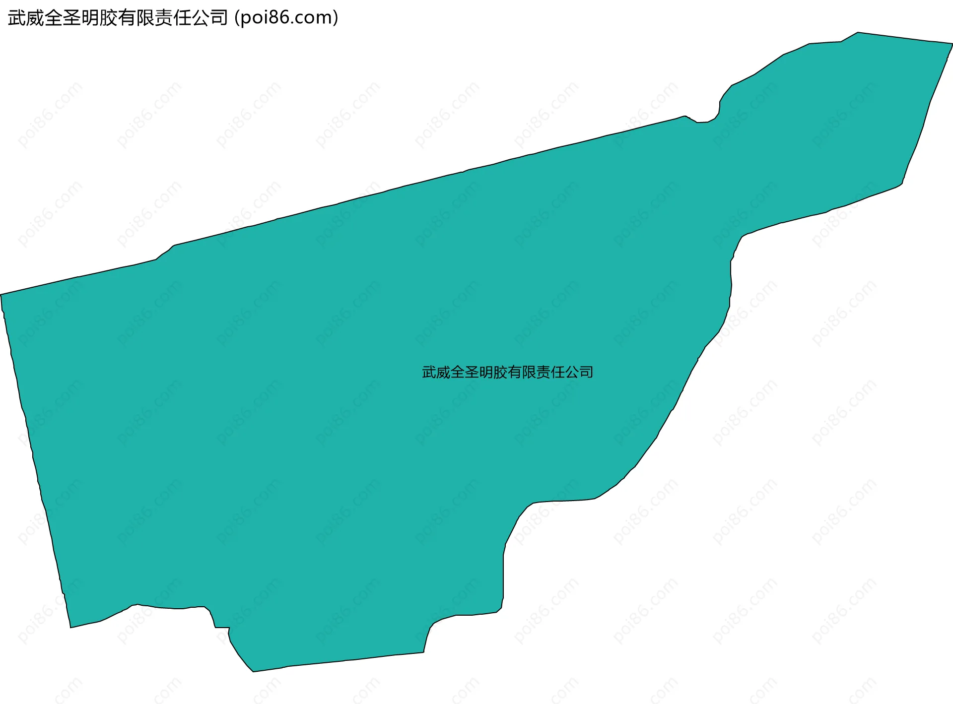 武威全圣明胶有限责任公司边界地图