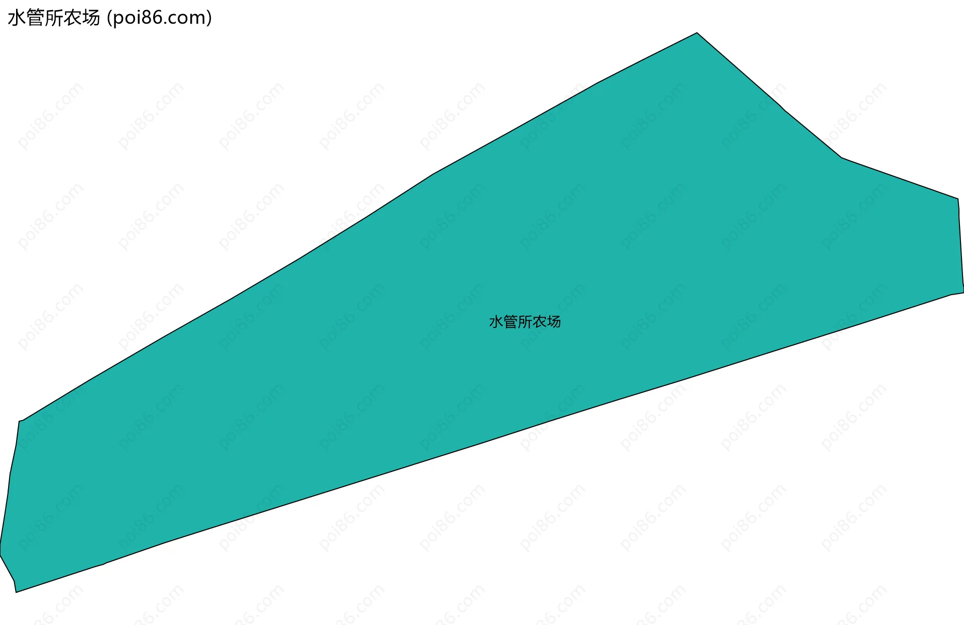 水管所农场边界地图