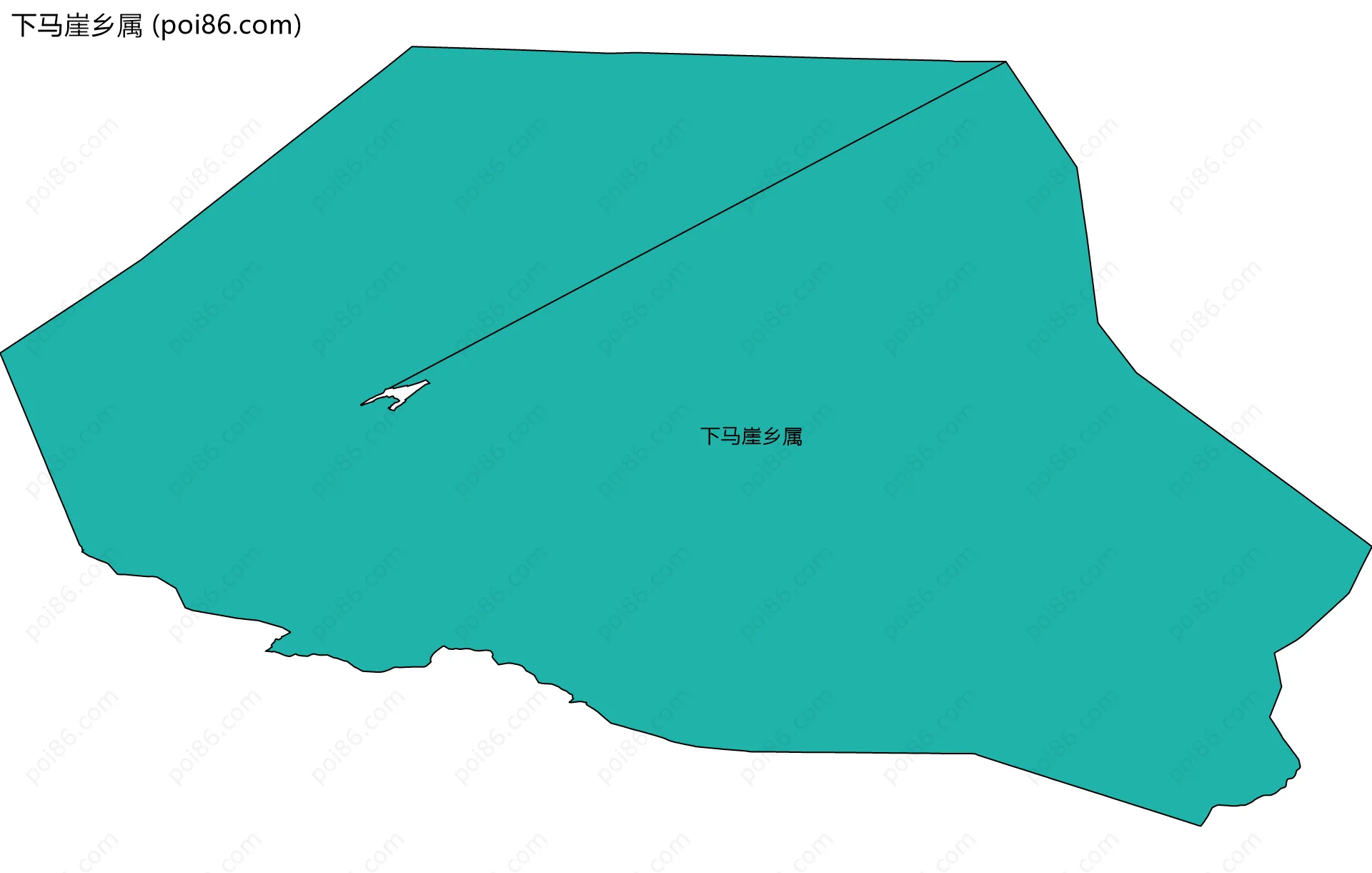 下马崖乡属边界地图