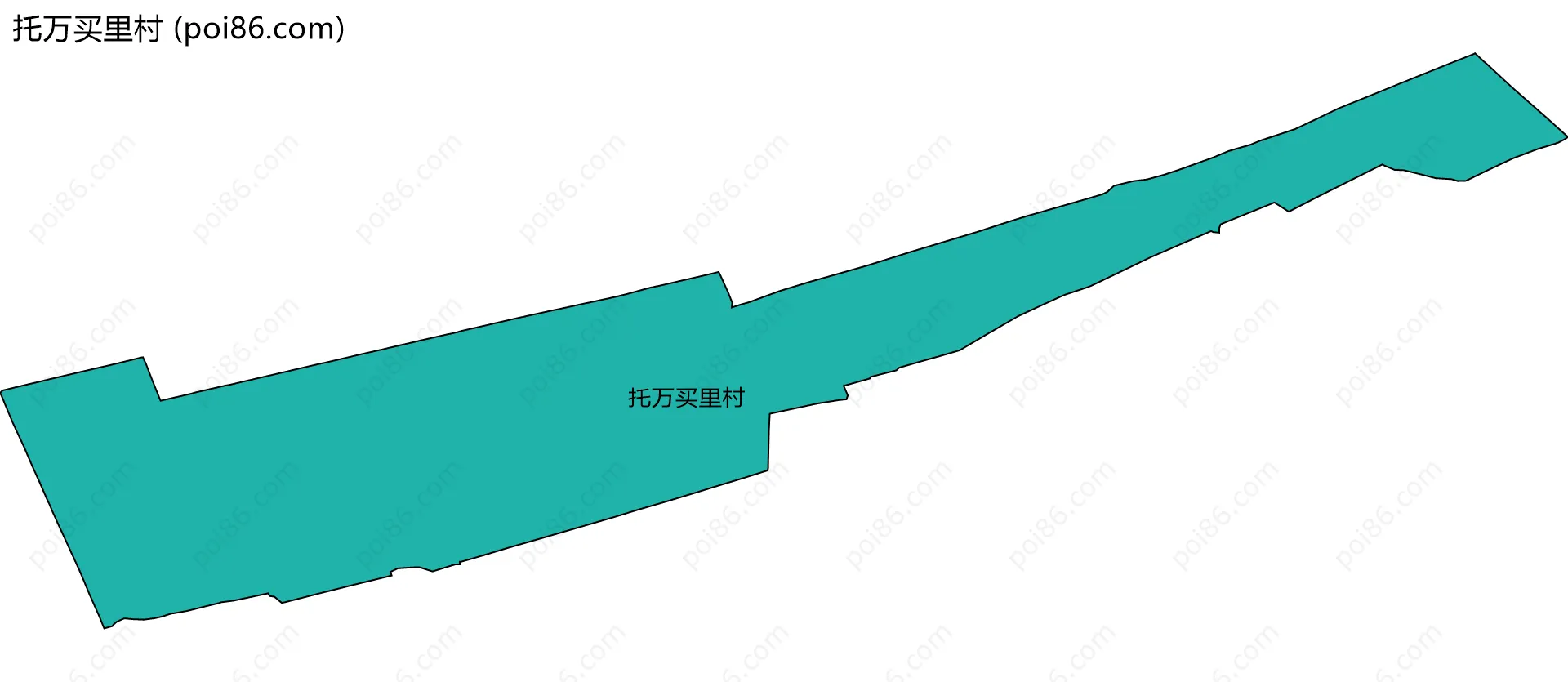 托万买里村边界地图