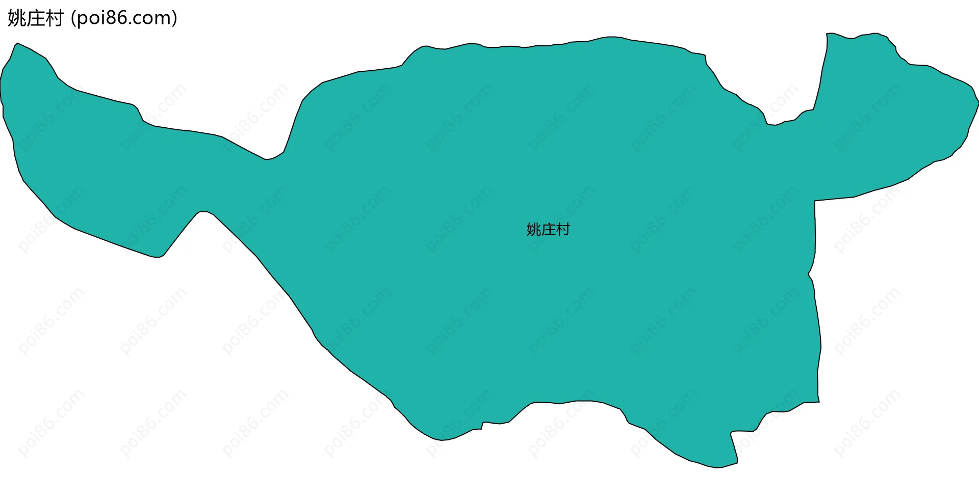 姚庄村边界地图