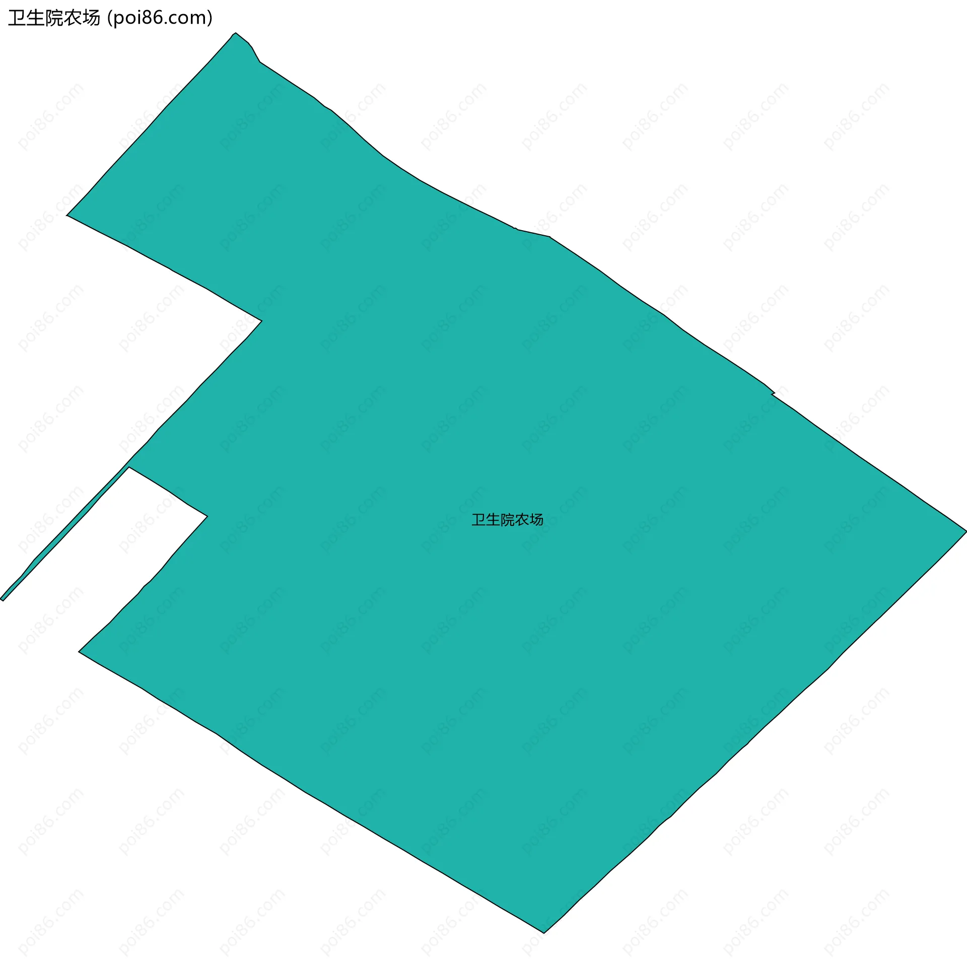 卫生院农场边界地图