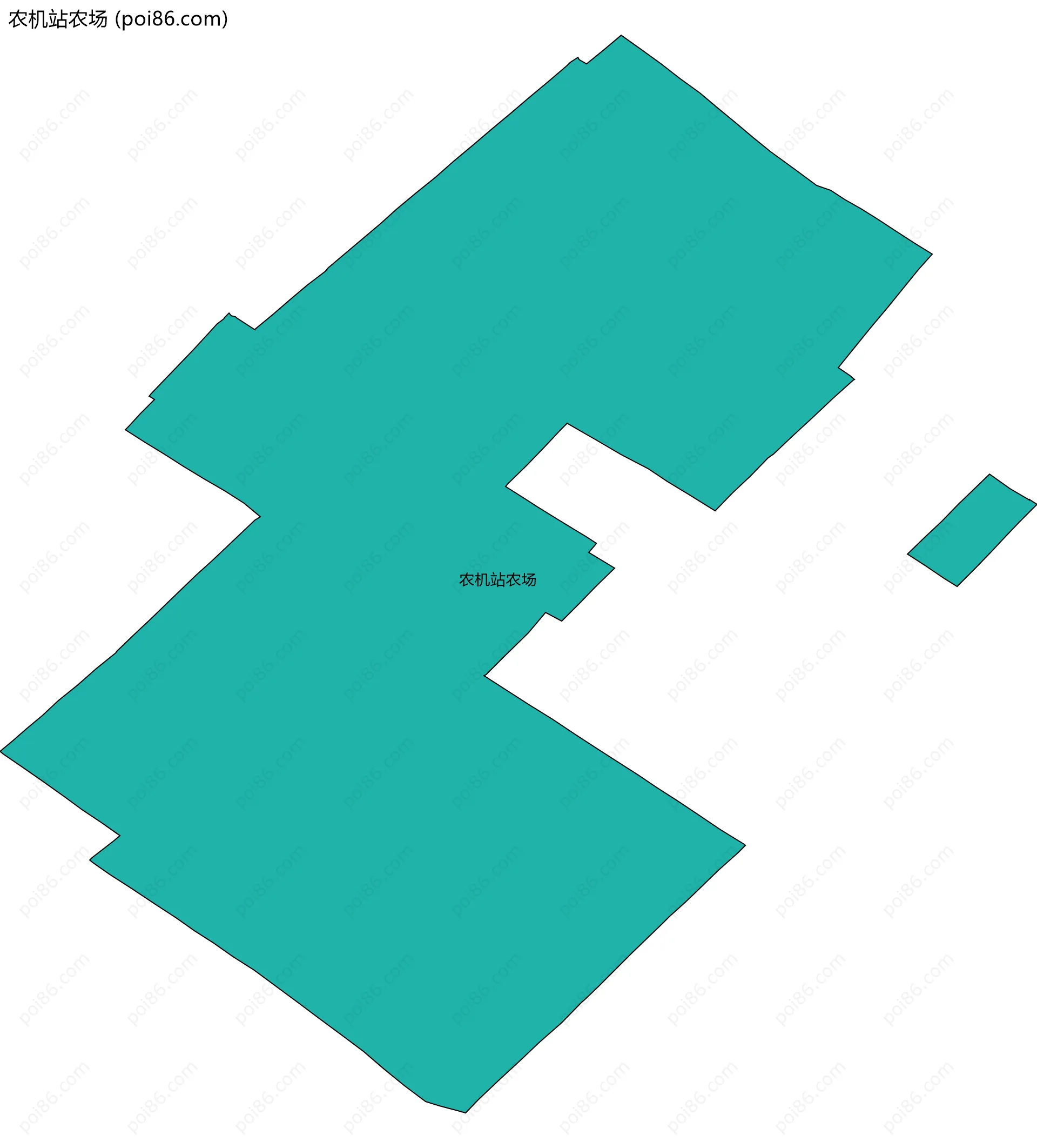 农机站农场边界地图