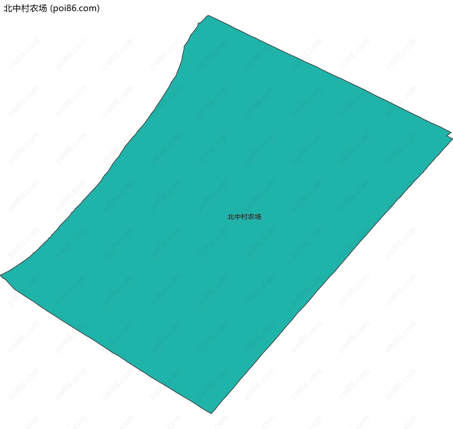 北中村农场边界地图