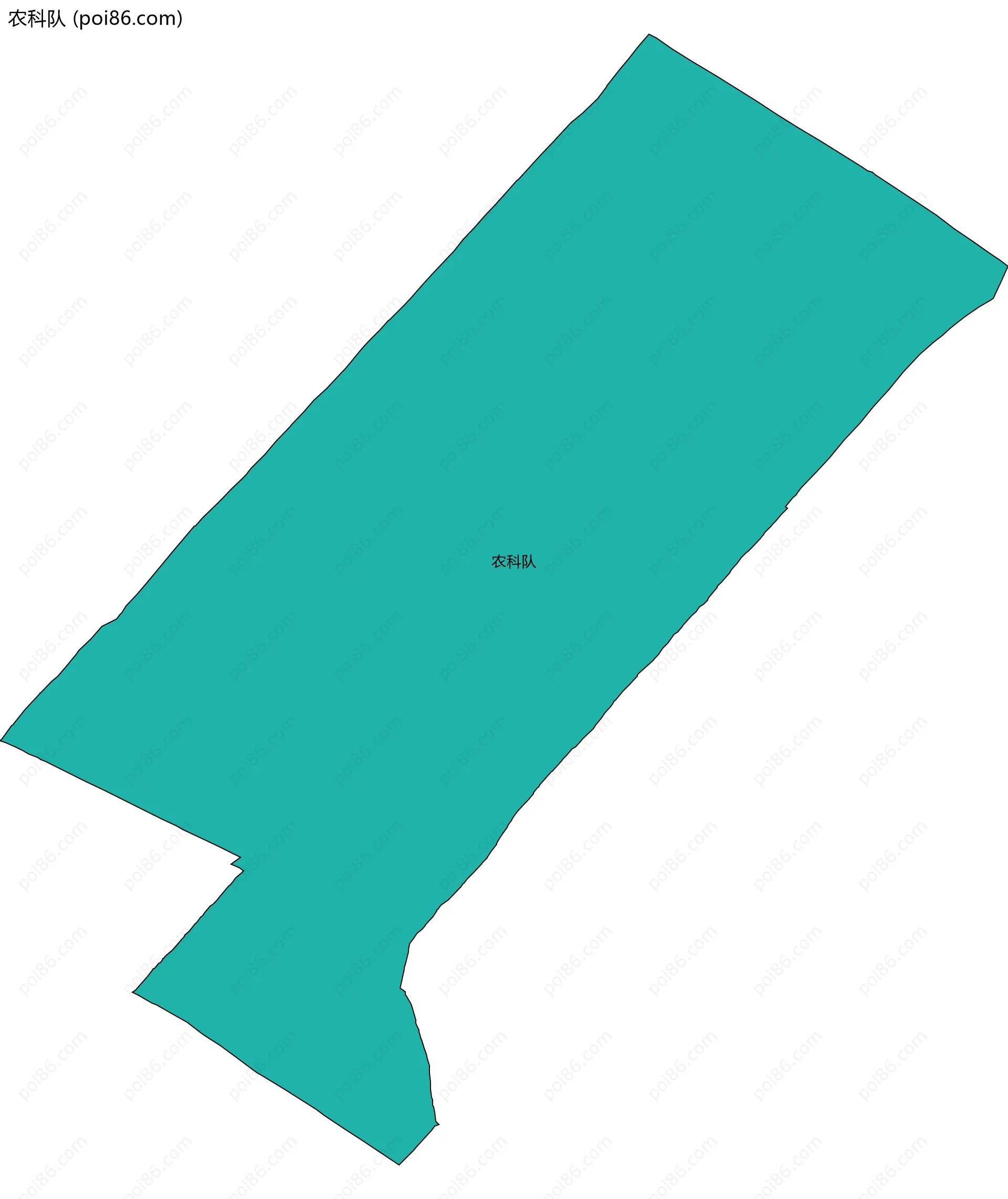 农科队边界地图