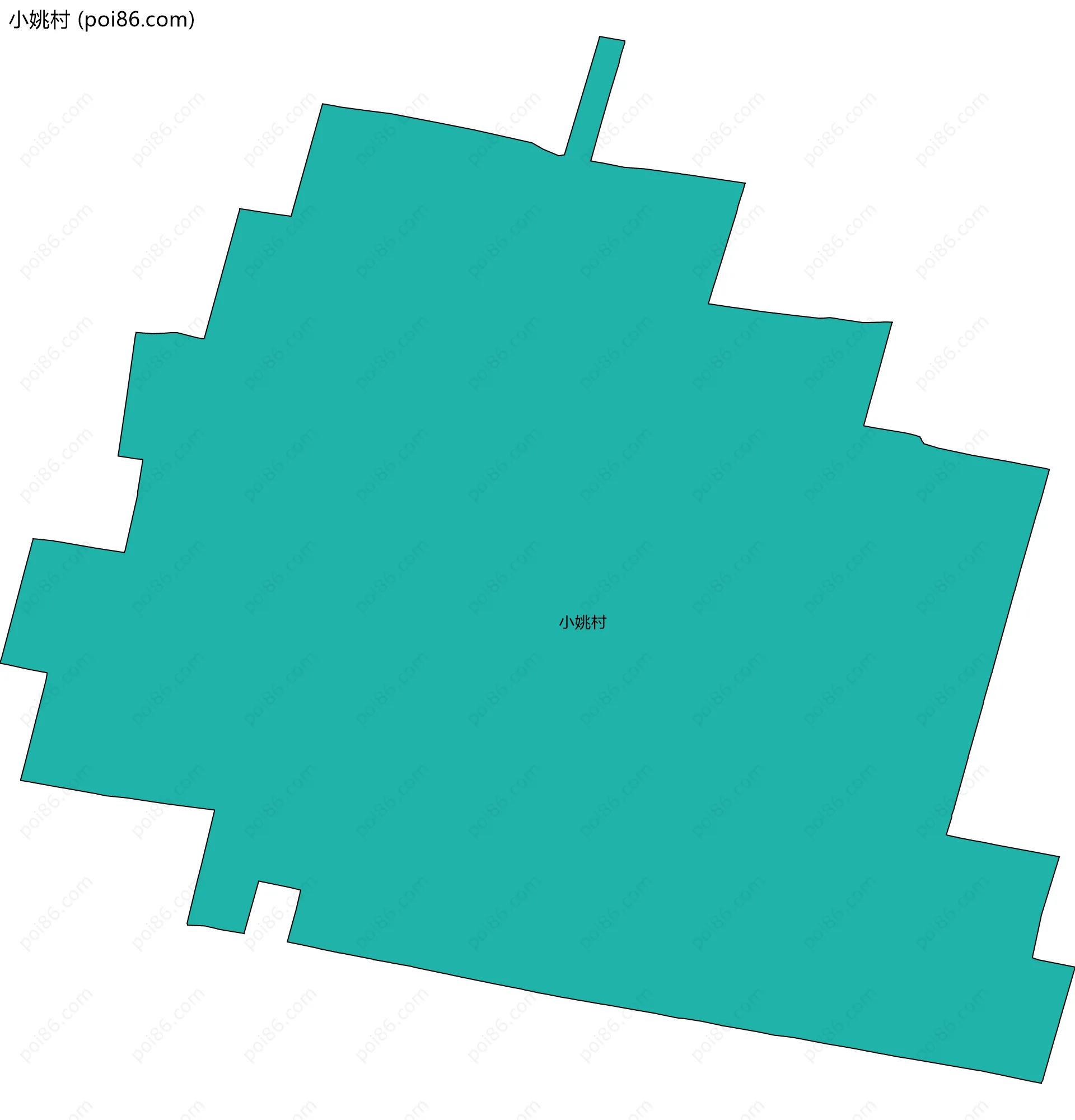 小姚村边界地图