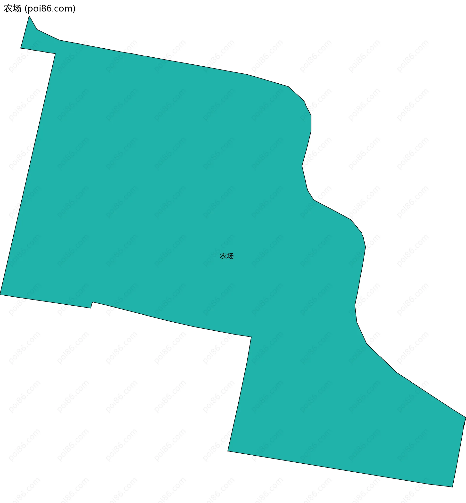 农场边界地图