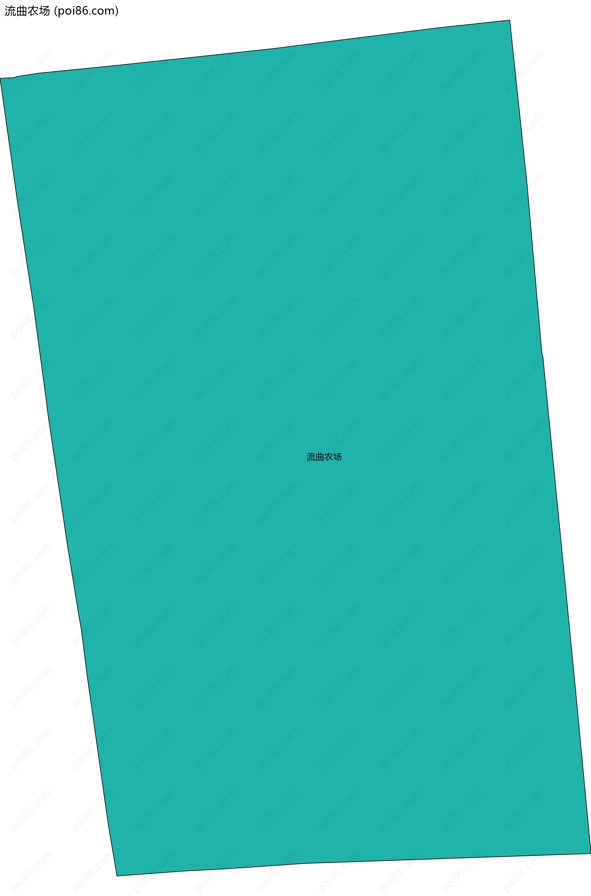 流曲农场边界地图