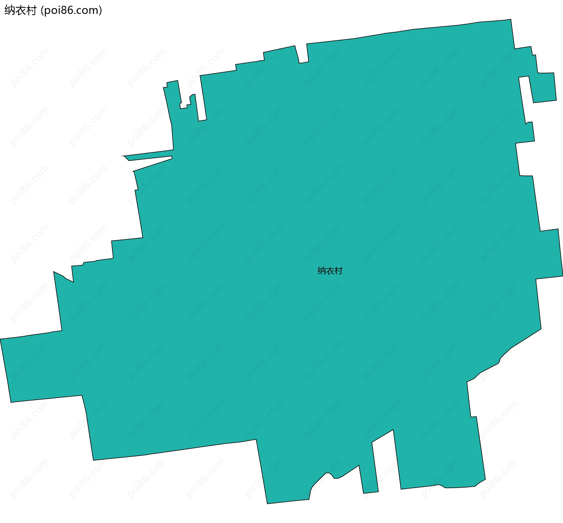 纳衣村边界地图