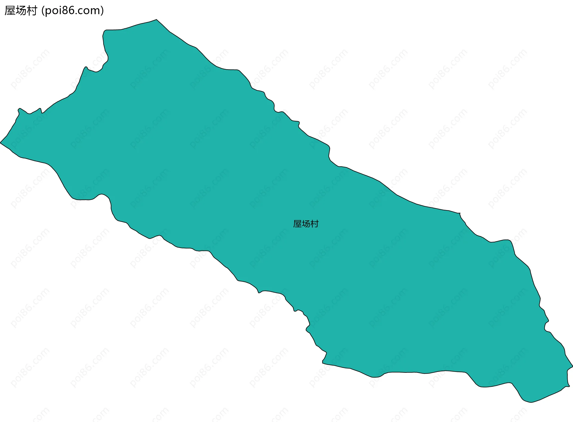 屋场村边界地图
