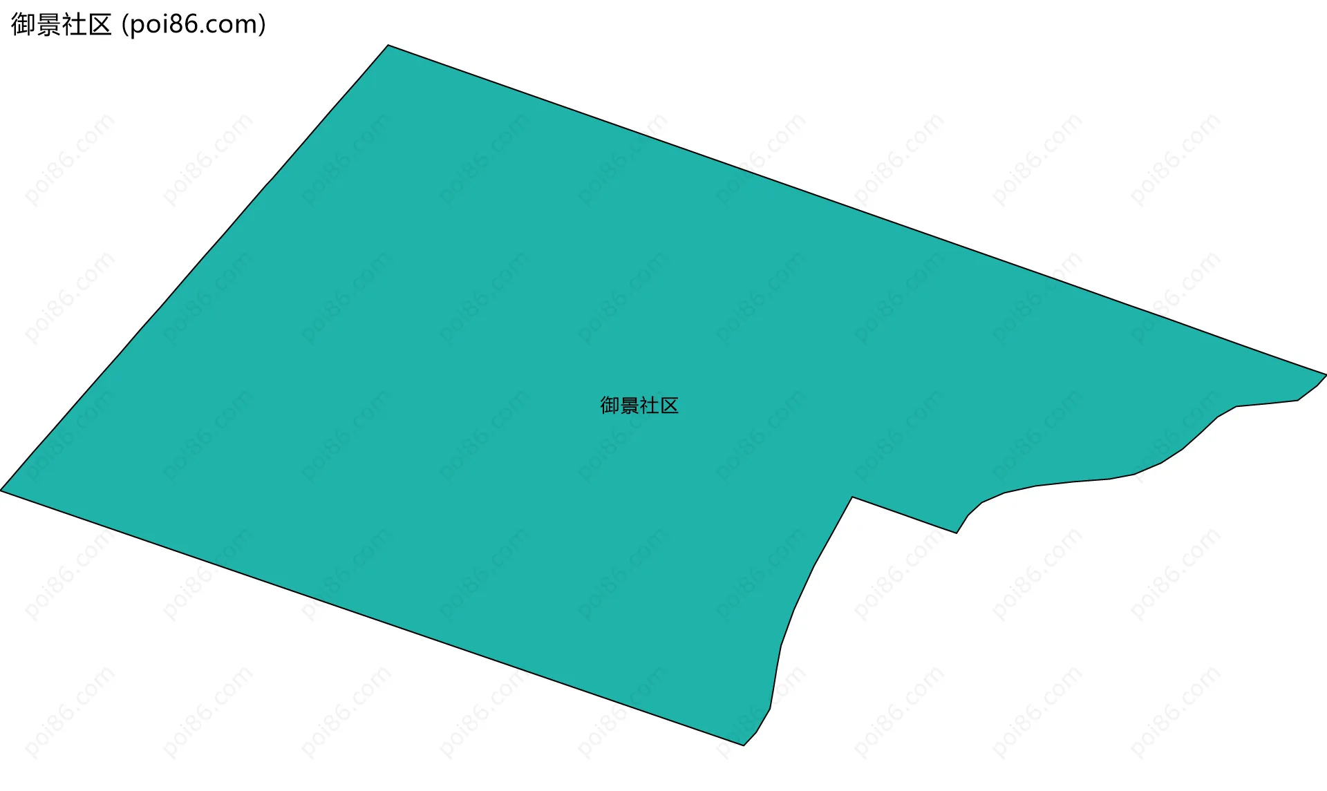 御景社区边界地图