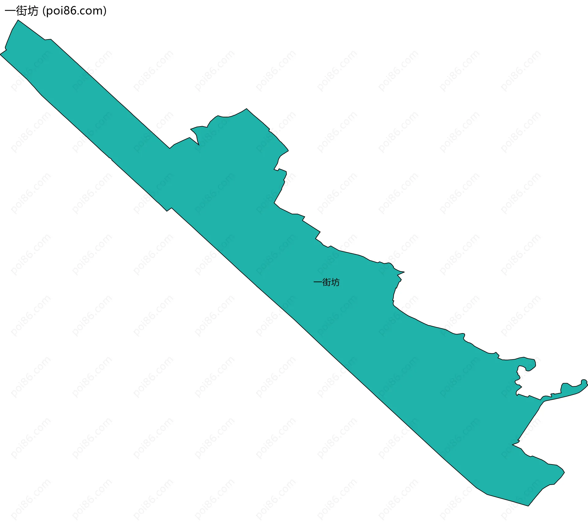一街坊边界地图