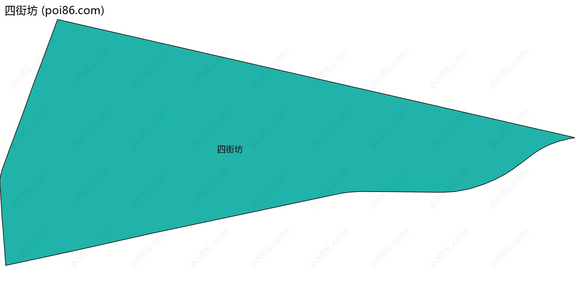 四街坊边界地图