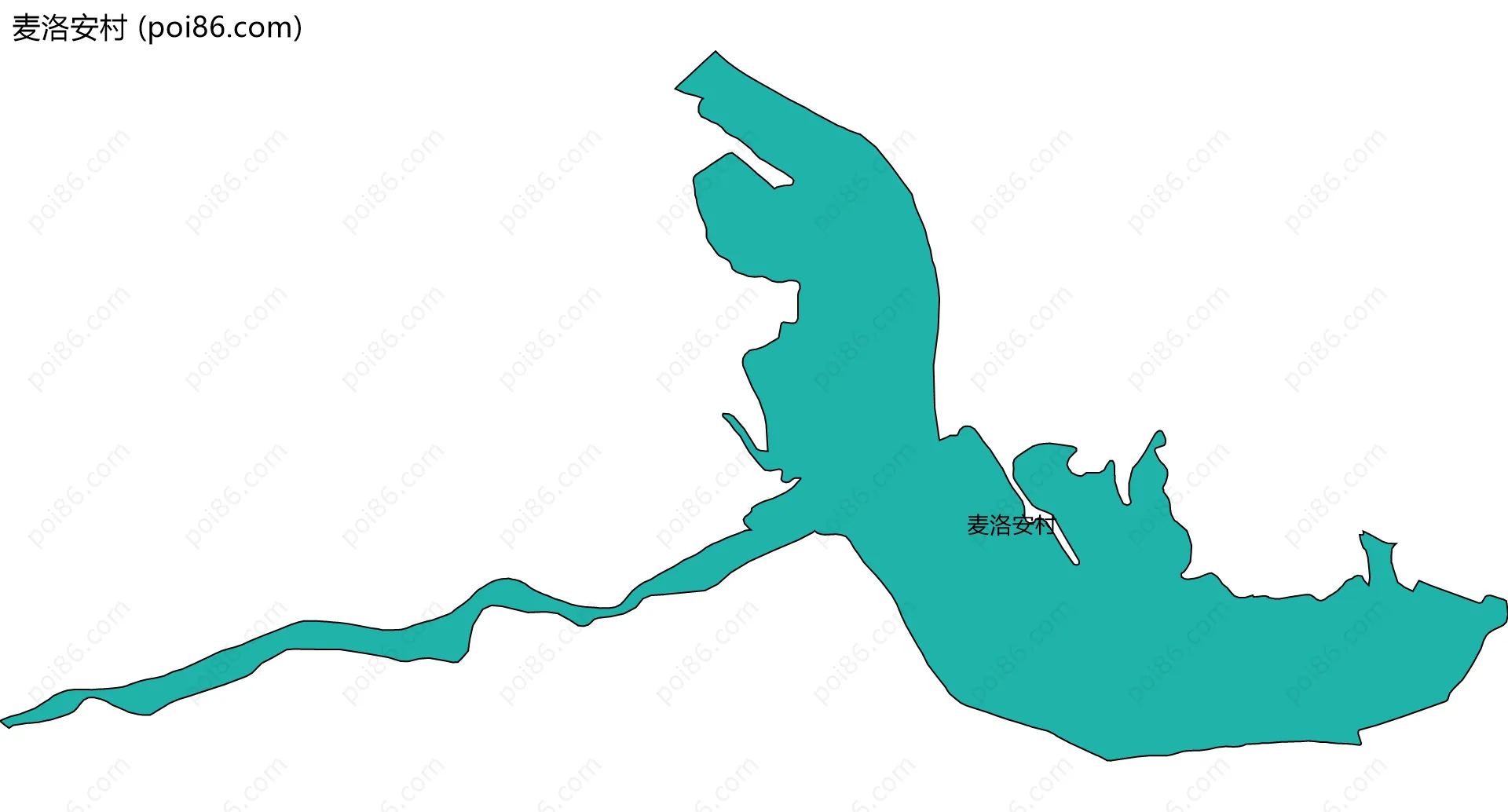 麦洛安村边界地图