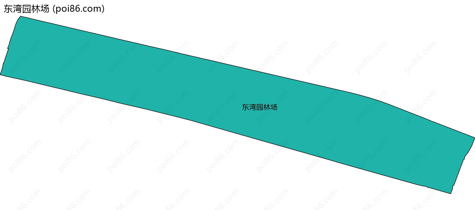 东湾园林场边界地图