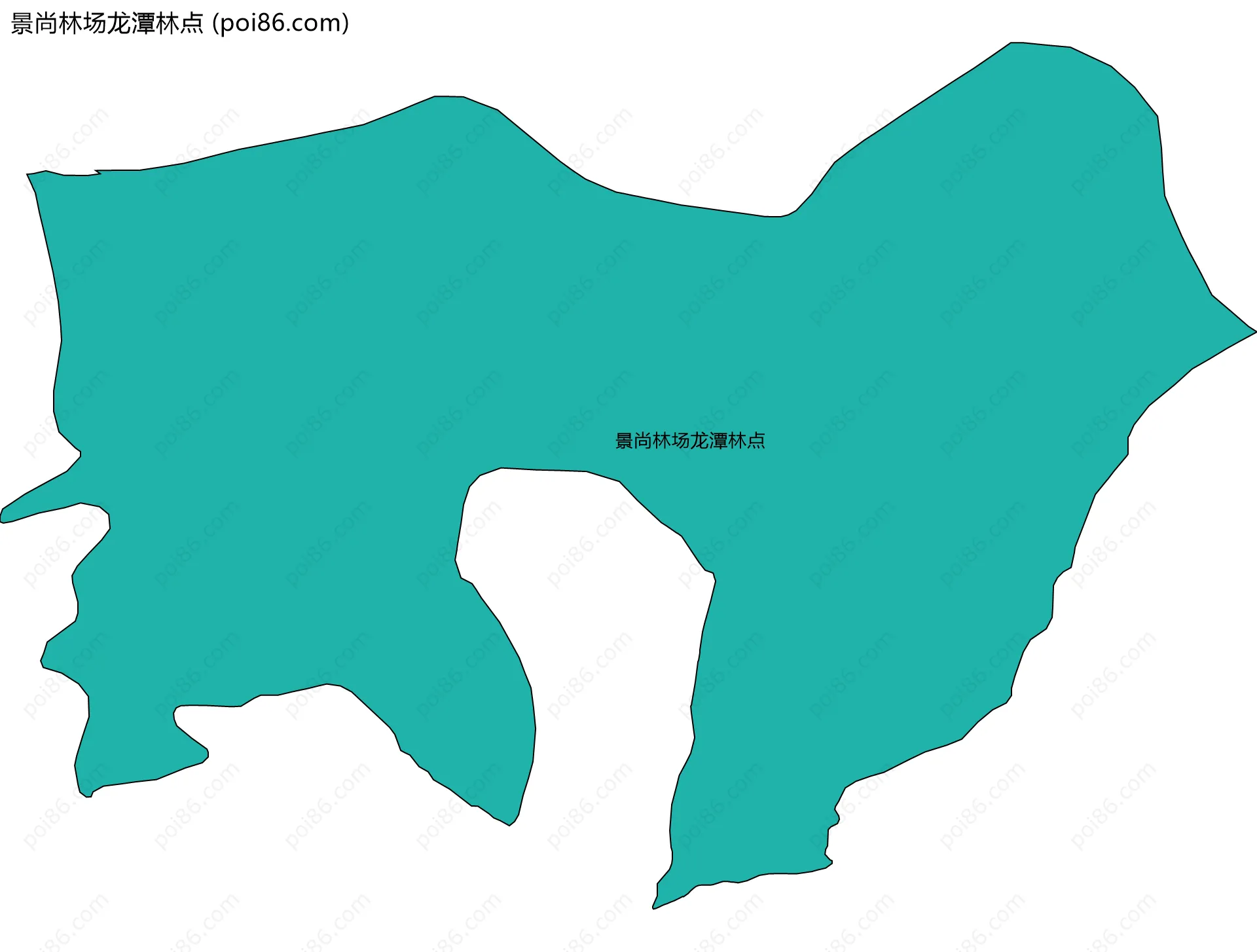 景尚林场龙潭林点边界地图