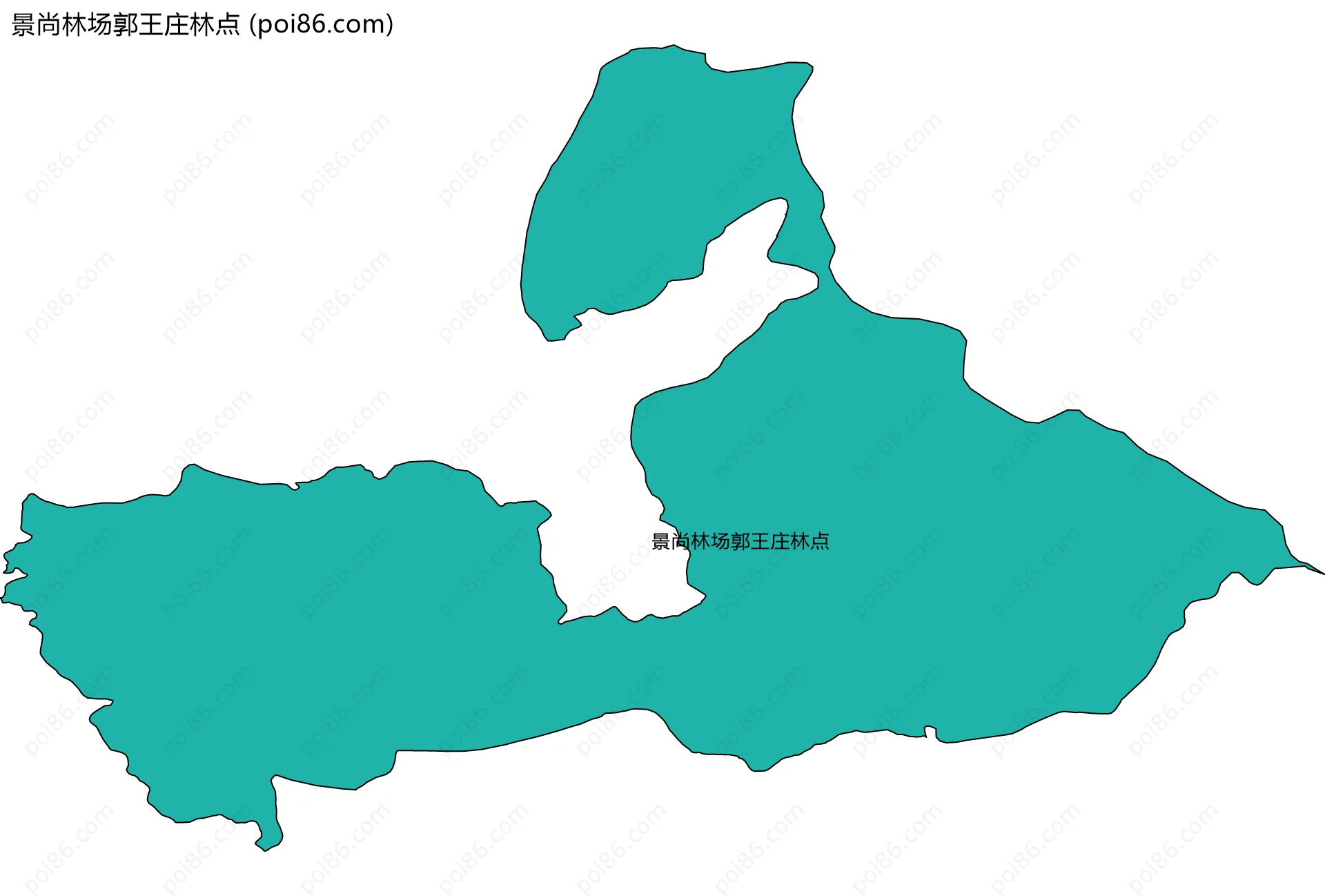 景尚林场郭王庄林点边界地图