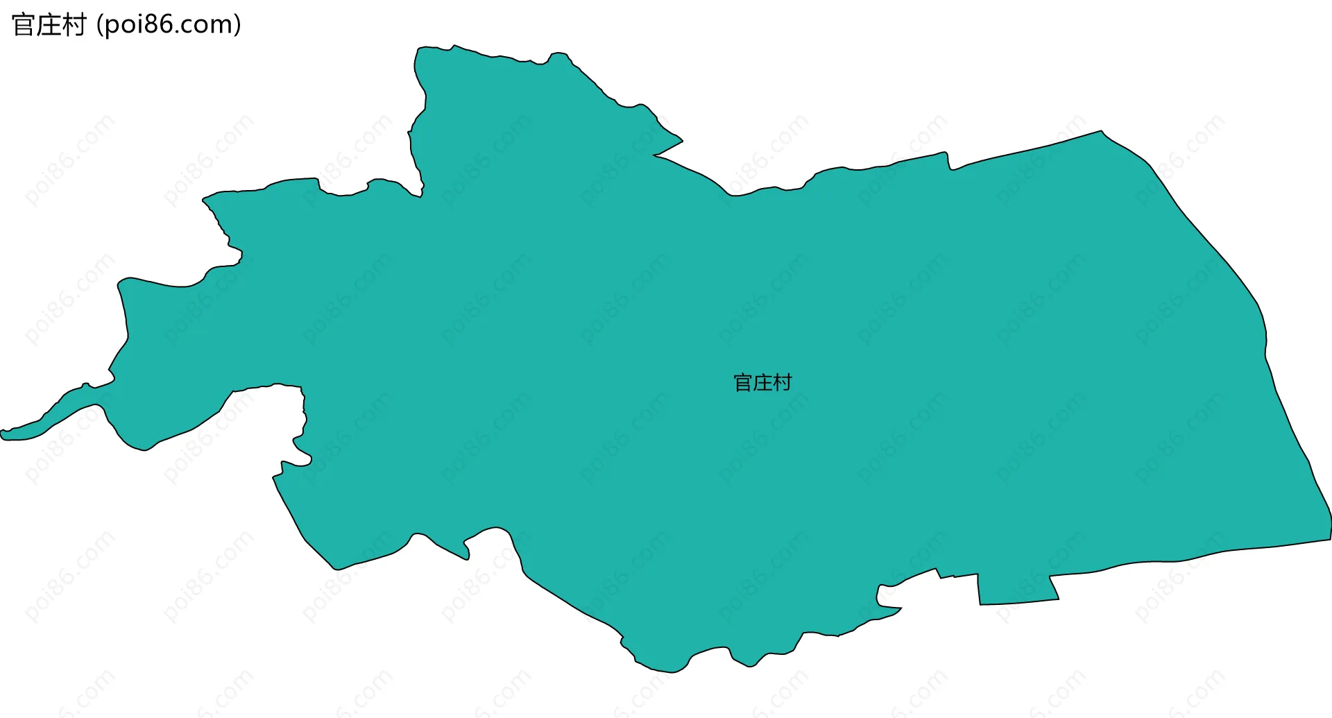 官庄村边界地图