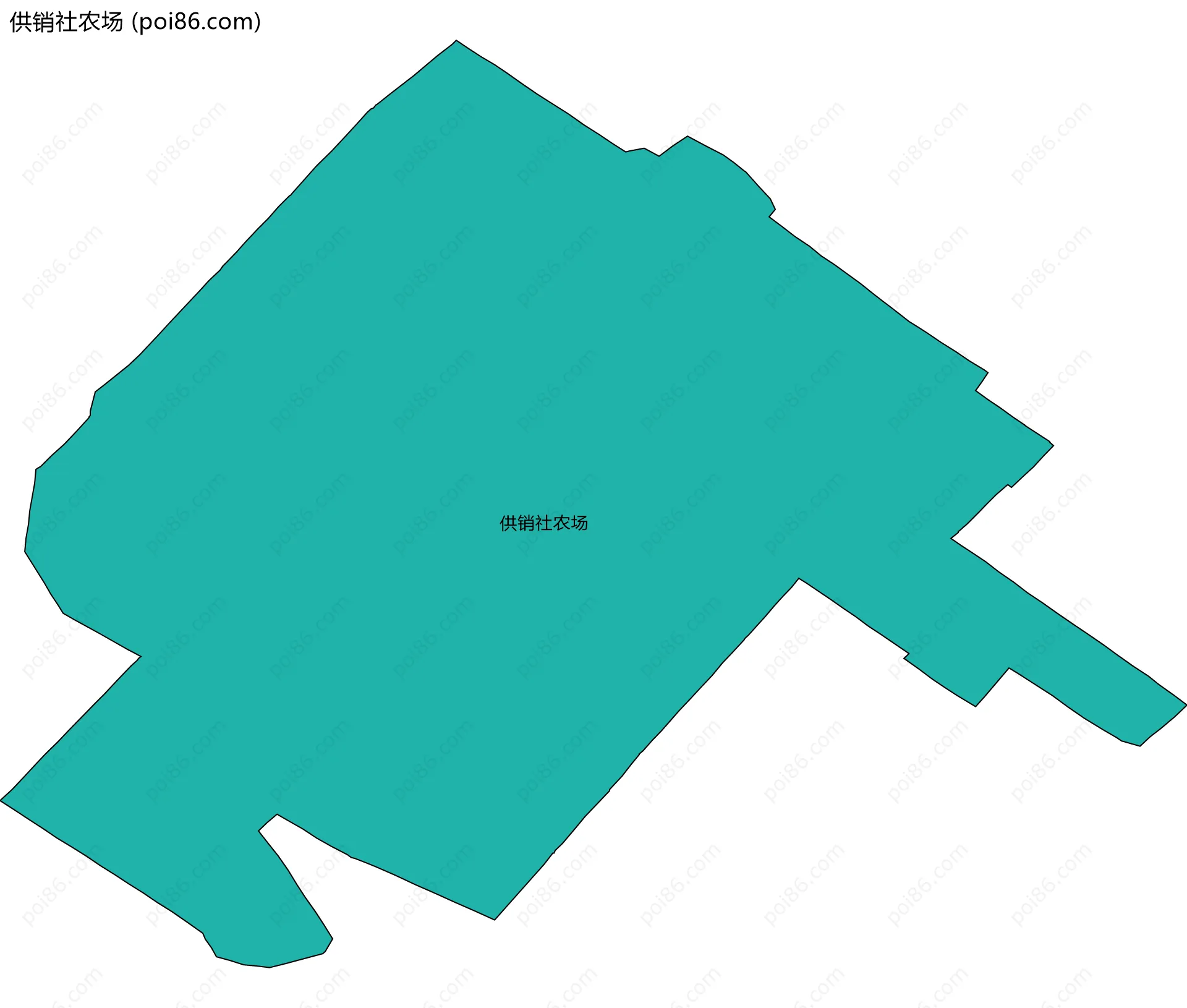 供销社农场边界地图
